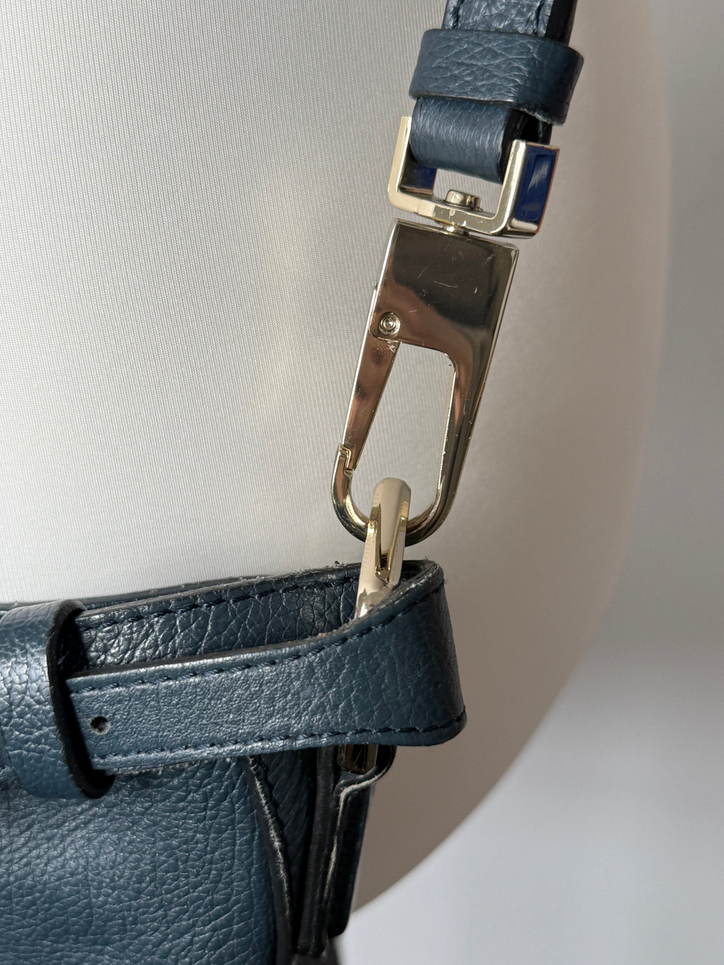 Coccinelle Pebbled Leather Hobo Bag, Medium, Dark Petrol Green