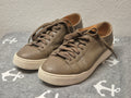 Santoni Low-Top Leder-Sneaker Grau EU 37 Gebraucht