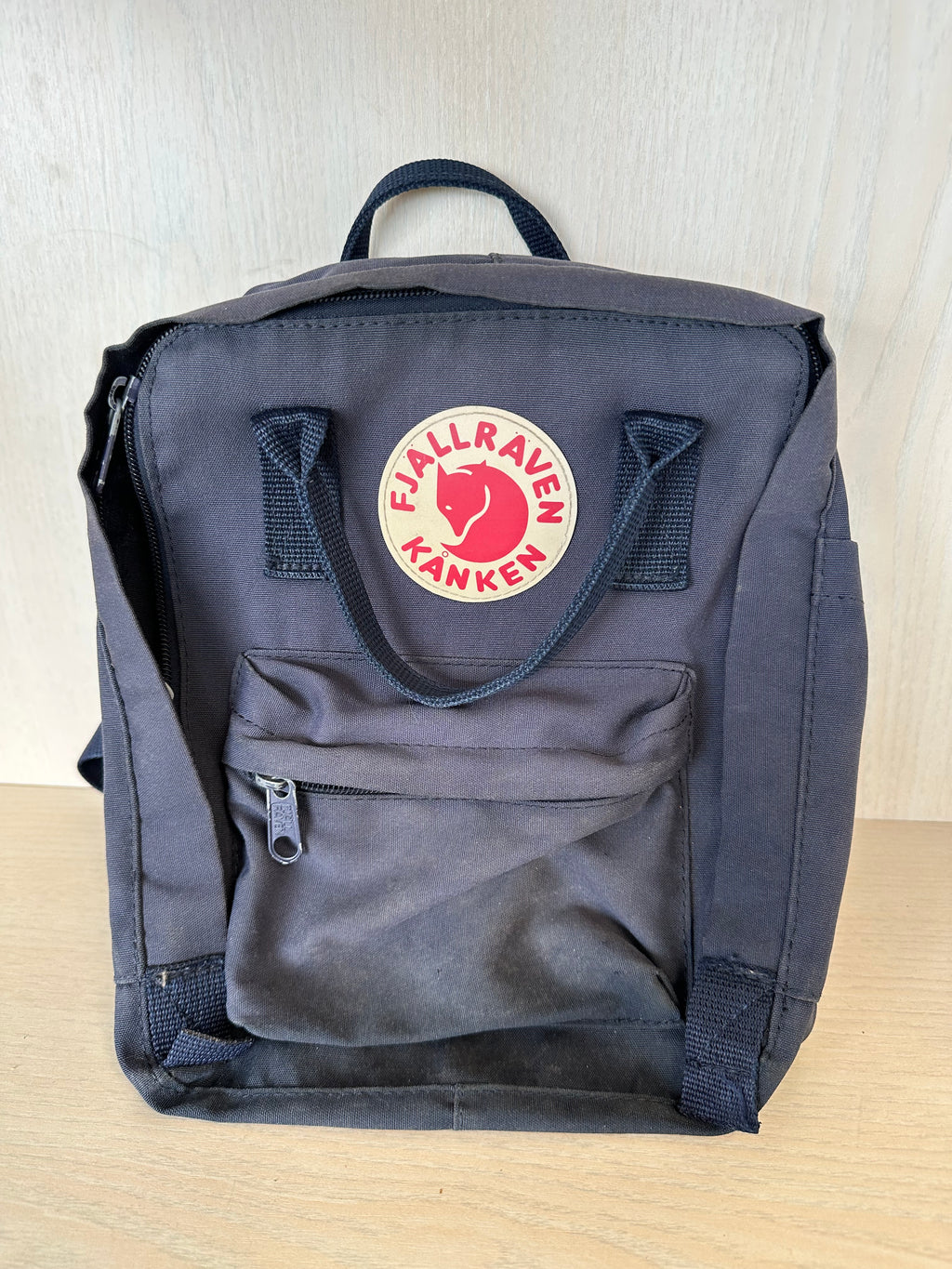 Fjällräven Kånken Mini Backpack Navy Blue, Small, Normal Use, 30cm Long