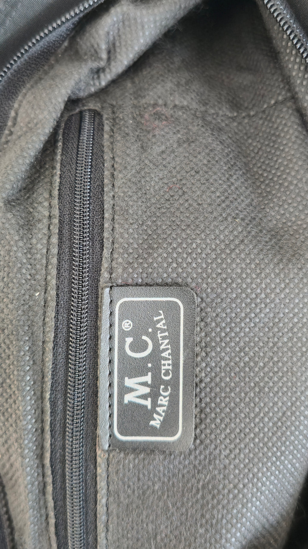 Marc Chantal Black Medium Nylon Tote Bag – Very Good Condition, Roomy & Light
