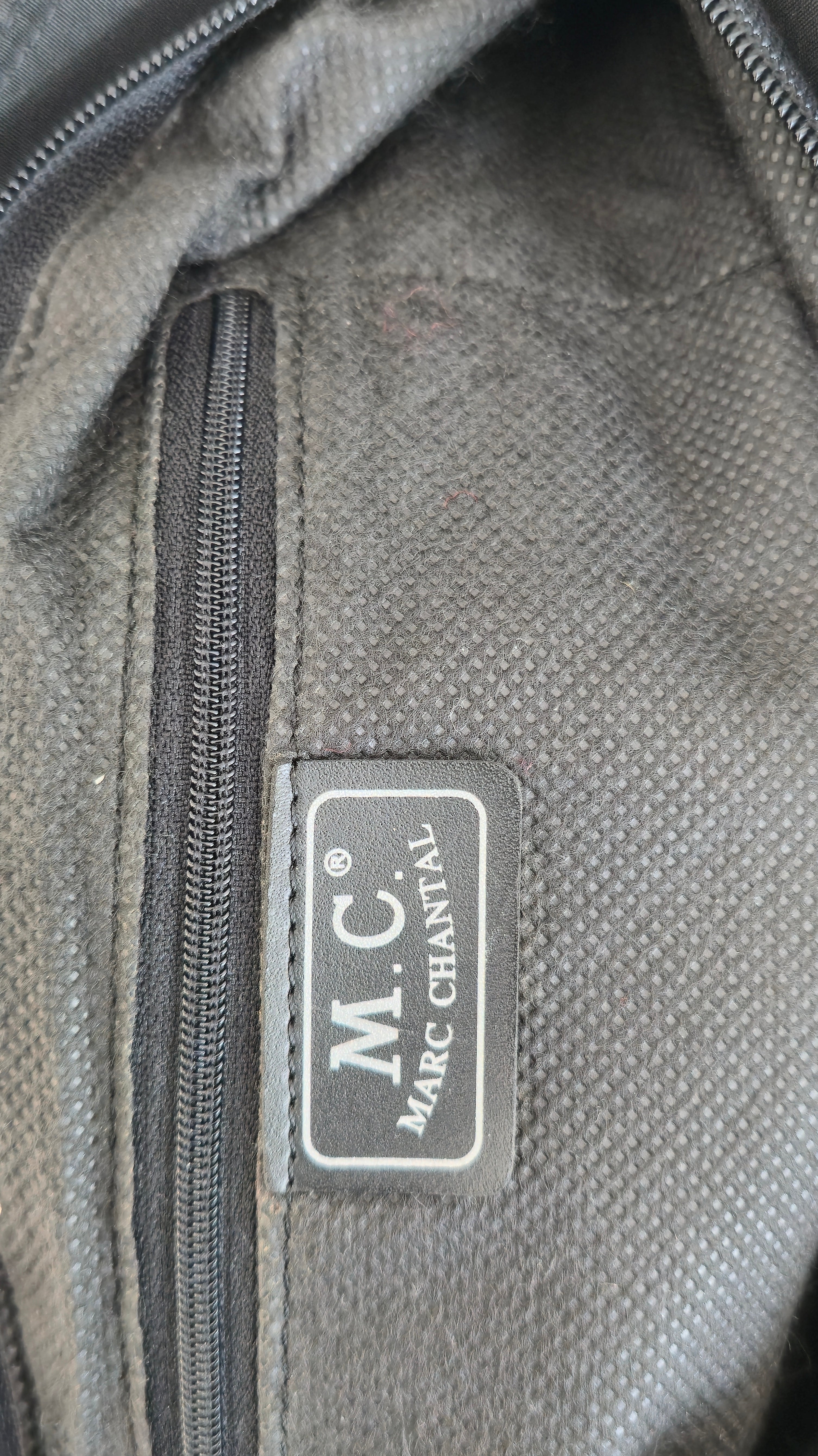 Marc Chantal Black Medium Nylon Tote Bag – Very Good Condition, Roomy & Light