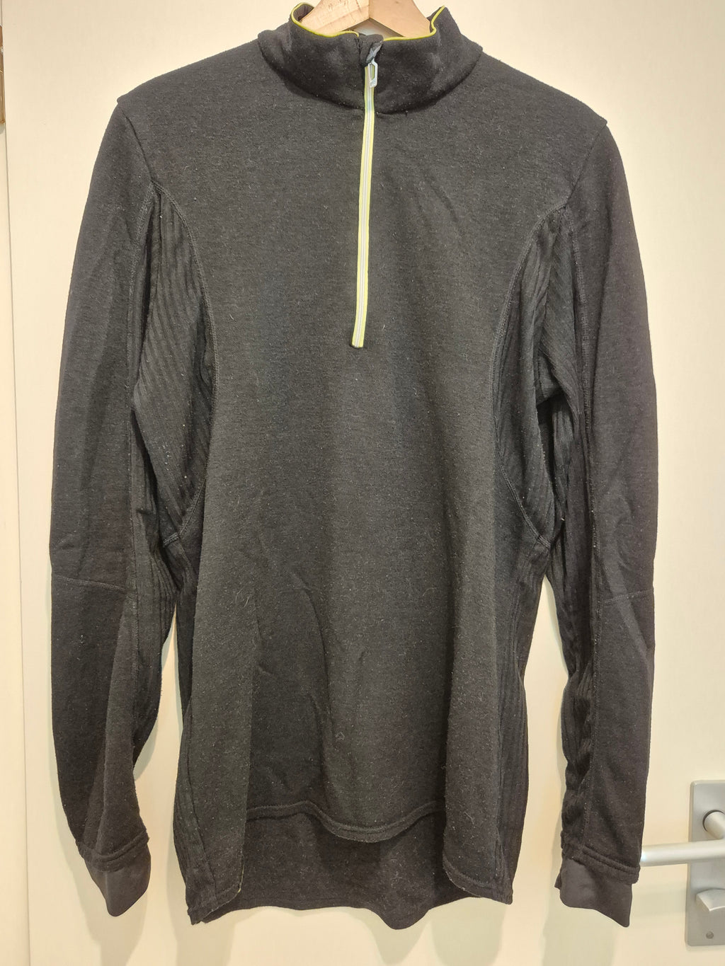 Wed’ze Herren Ski-Unterhemd L Schwarz 1/2-Zip Wolle • Gut | by Cirkular