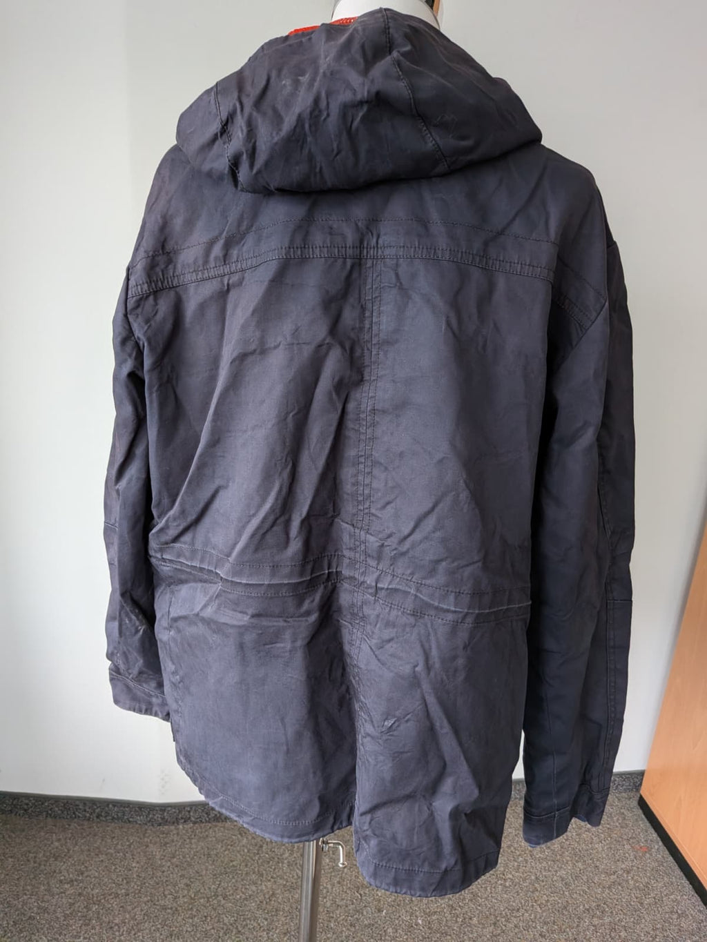 Matinique Herren Parka – Baumwollmix, Navy, Größe M, Guter Zustand