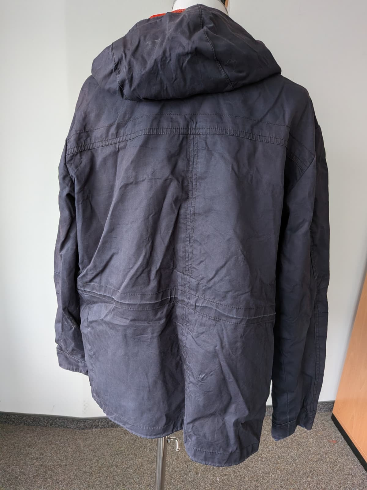 Matinique Herren Parka – Baumwollmix, Navy, Größe M, Guter Zustand