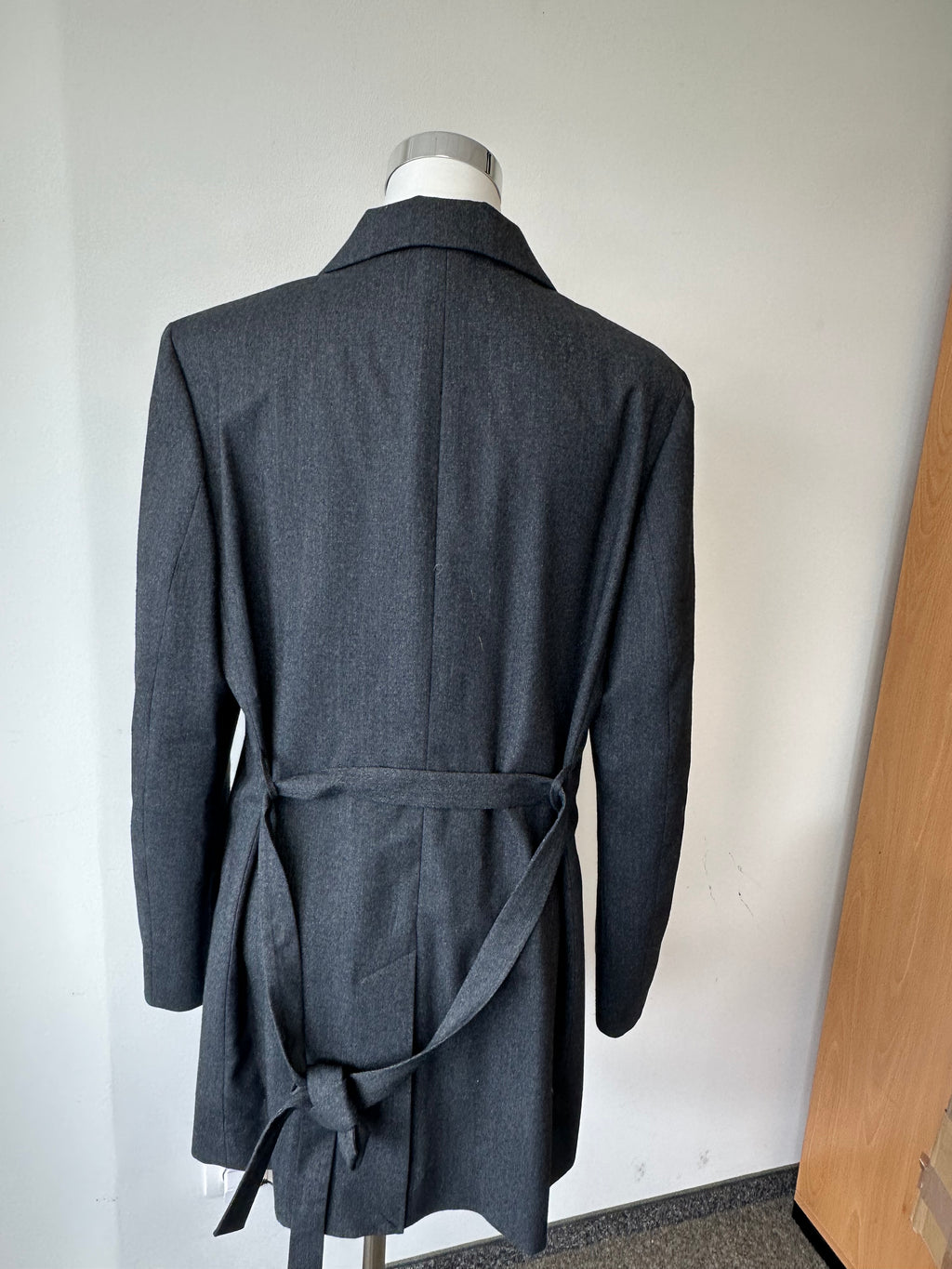 COS Wool Blend Double-Breasted Blazer, EU 44, Black, Very Good Condition