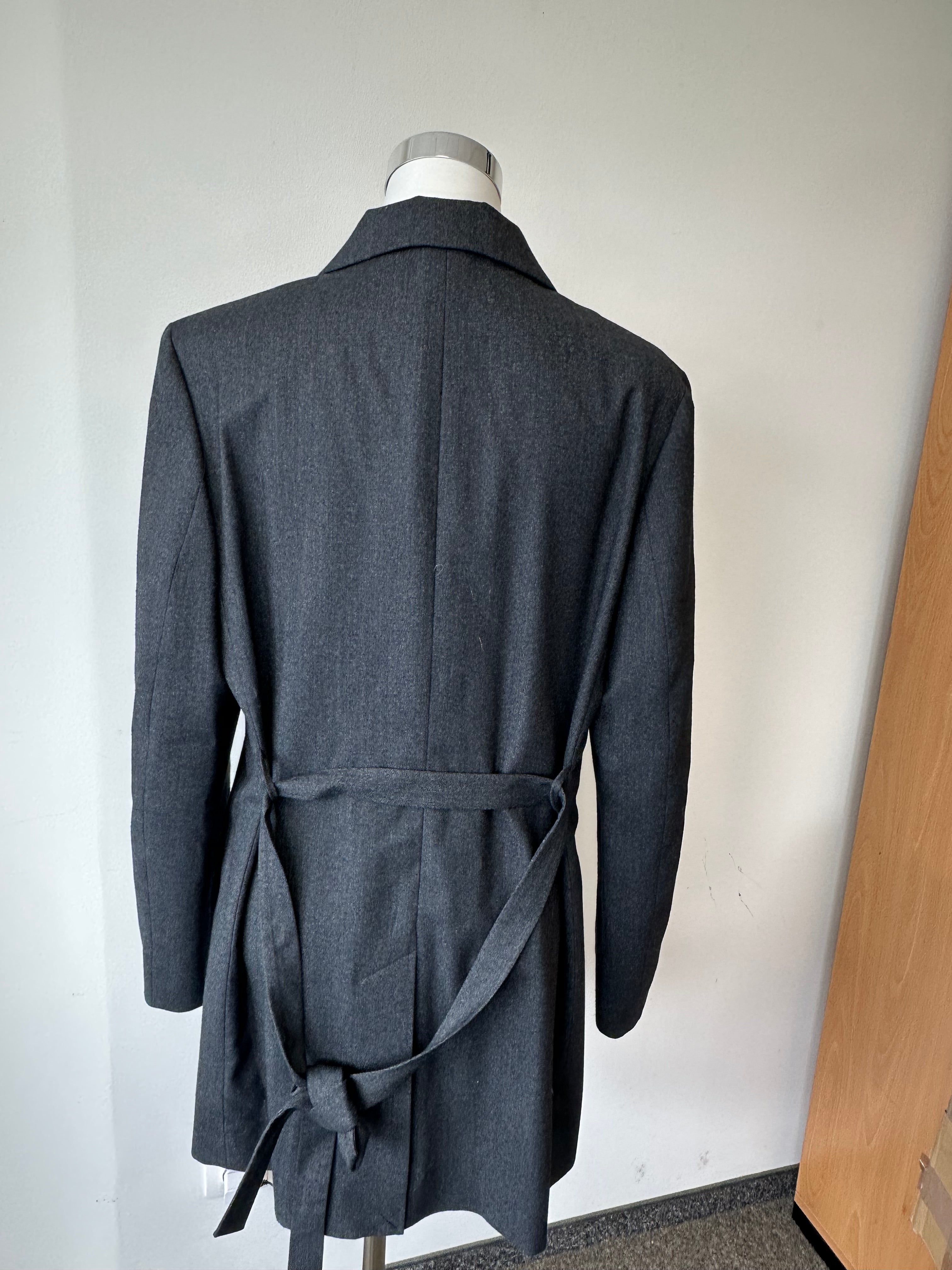 COS Wool Blend Double-Breasted Blazer, EU 44, Black, Very Good Condition