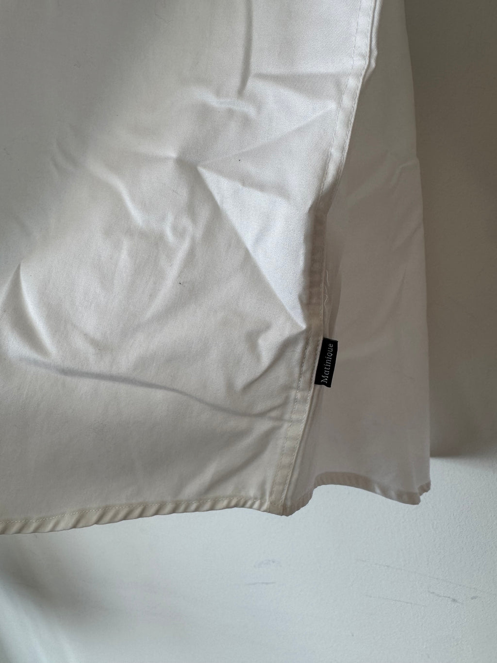 Matinique Easy-Care Hemd – Weiß, XL, Florale Details, Guter Zustand