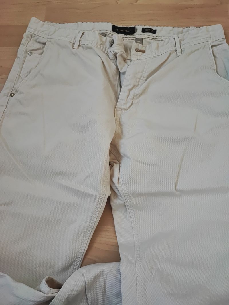 Massimo Dutti Casual Fit Chino, Weiß, Größe 46, Sehr guter Zustand