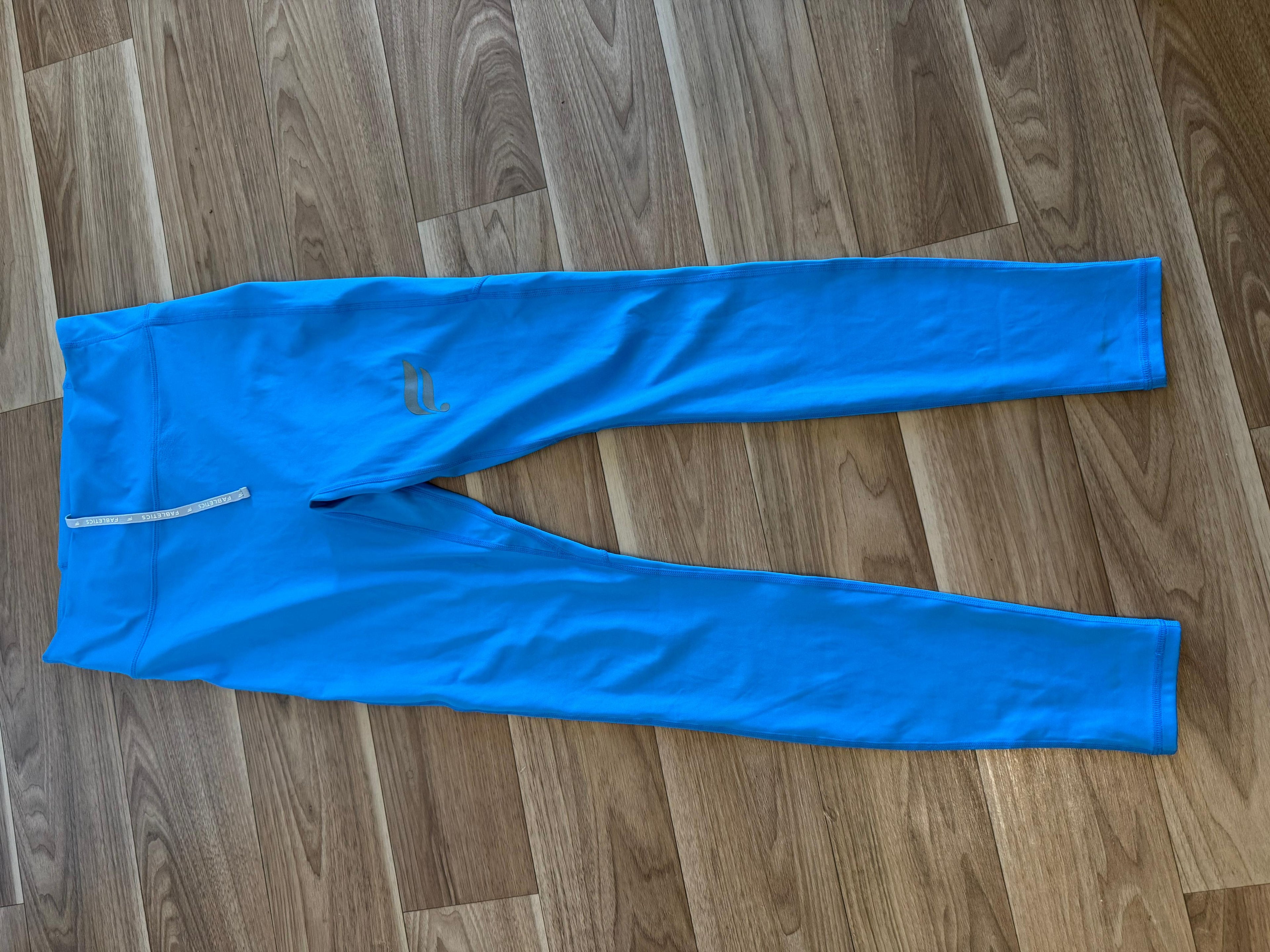Fabletics High-Waist Leggings | Gr. M | Isle Blue | Wie Neu