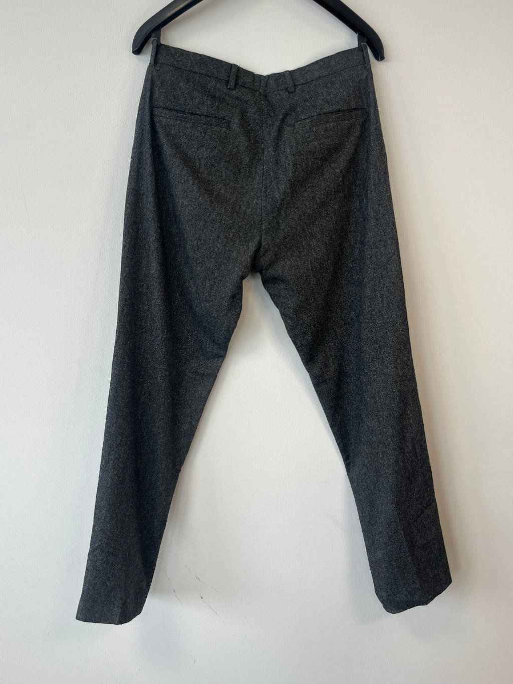 COS Wollmix Herren Hose EU 48 Anthrazit Sehr Gut