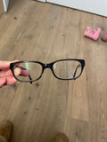 Hamburg Eyewear rectangular acetate eyeglasses, tortoise, very good condition
