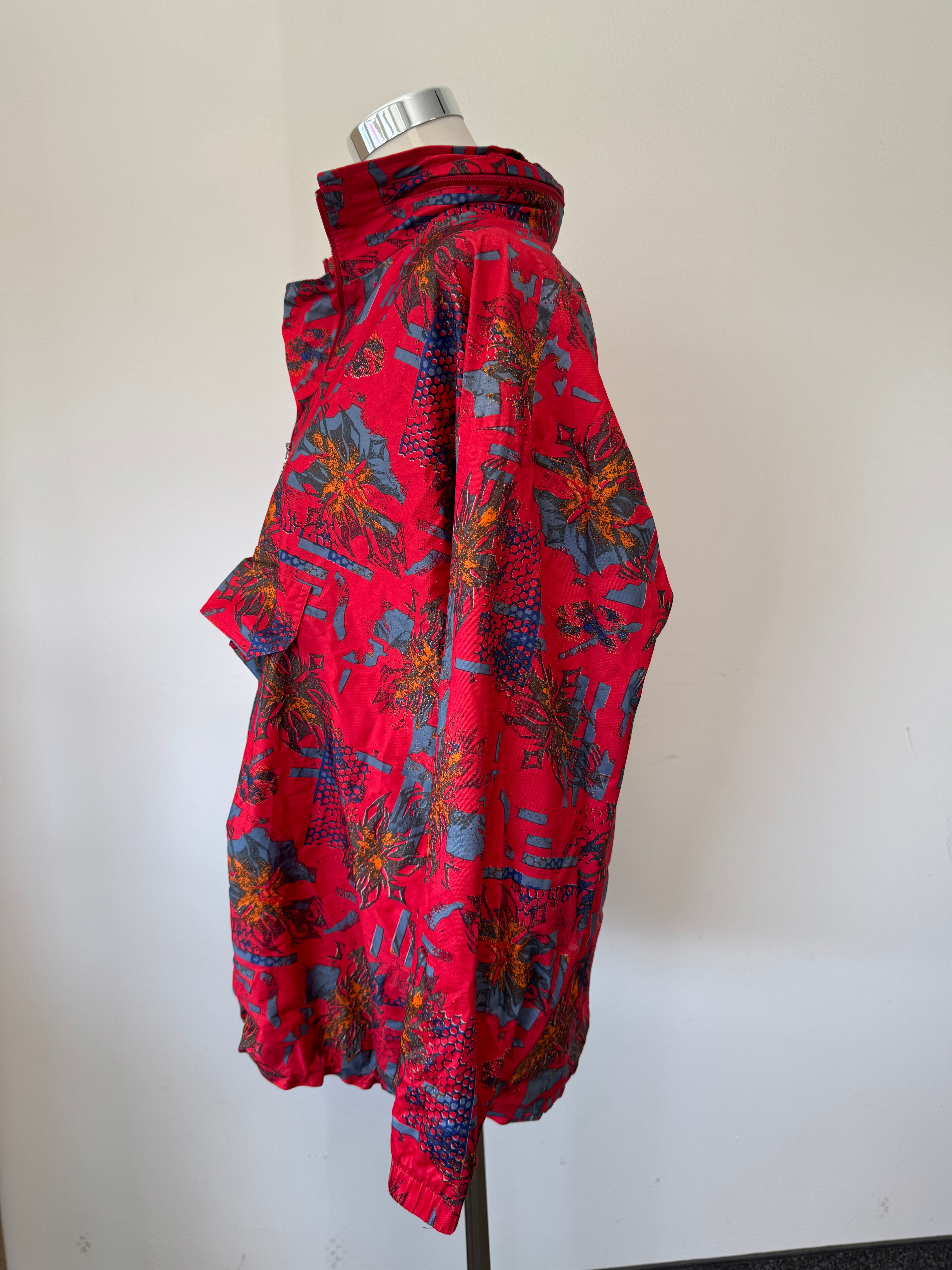 Böffler Gore-Tex Tropical Anorak Jacke, M, Rot, Vintage, Guter Zustand