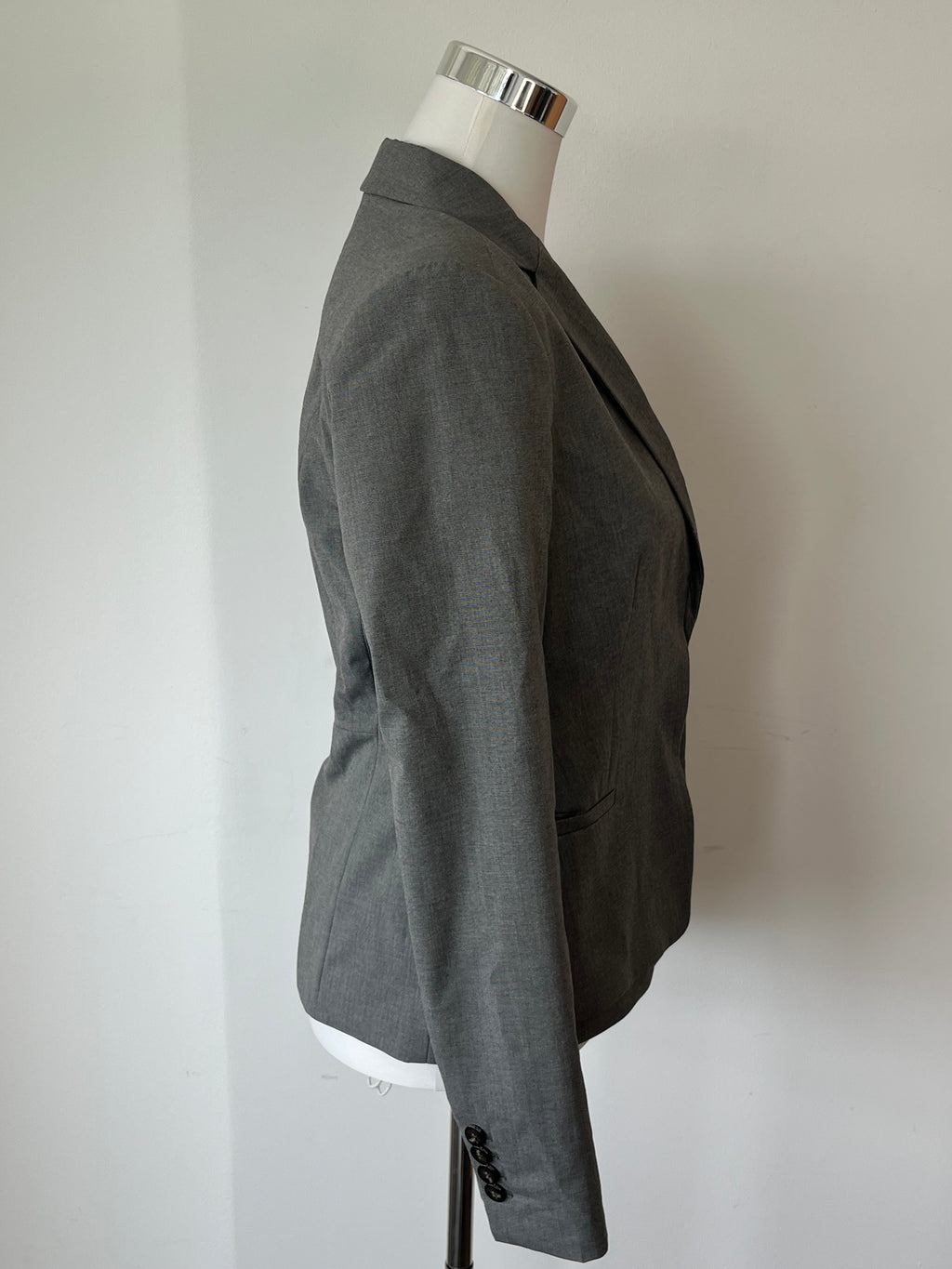 Mexx Metropolitan Women’s Blazer | Size M | Grey | Wool Blend | Very Good