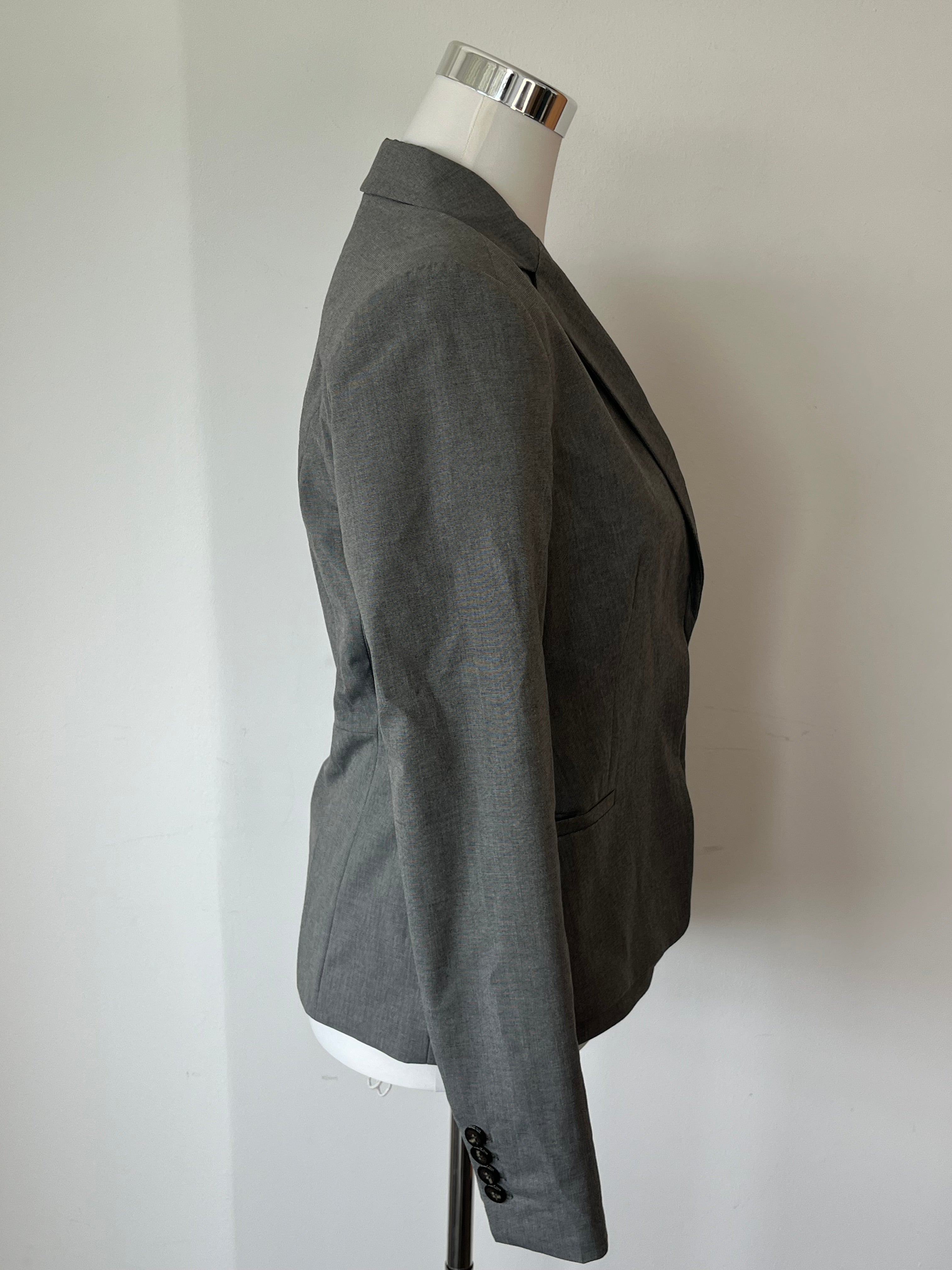 Mexx Metropolitan Women’s Blazer | Size M | Grey | Wool Blend | Very Good