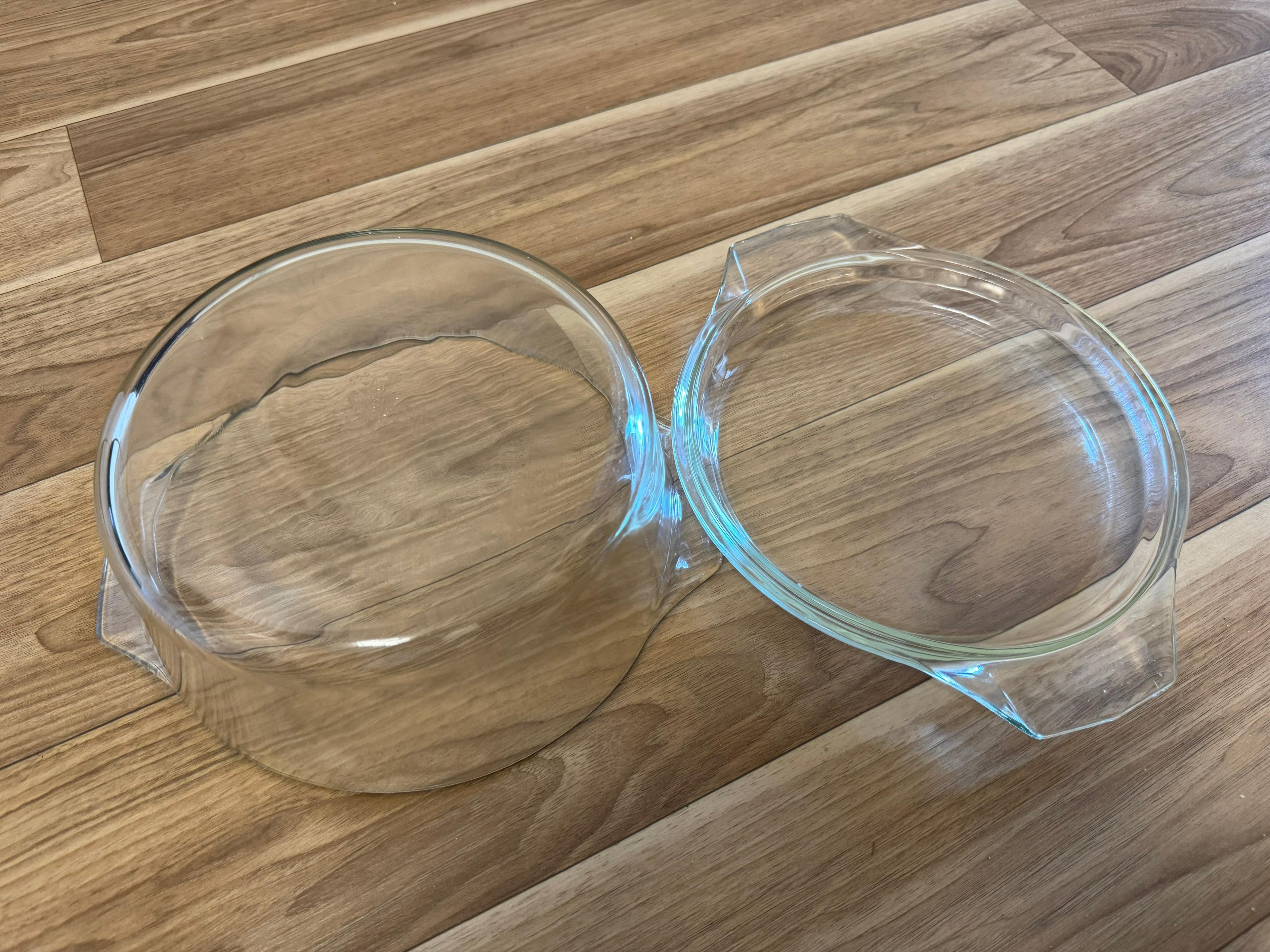 Pyrex 1,5 L Glas-Auflaufform mit Deckel, klar, sehr guter Zustand