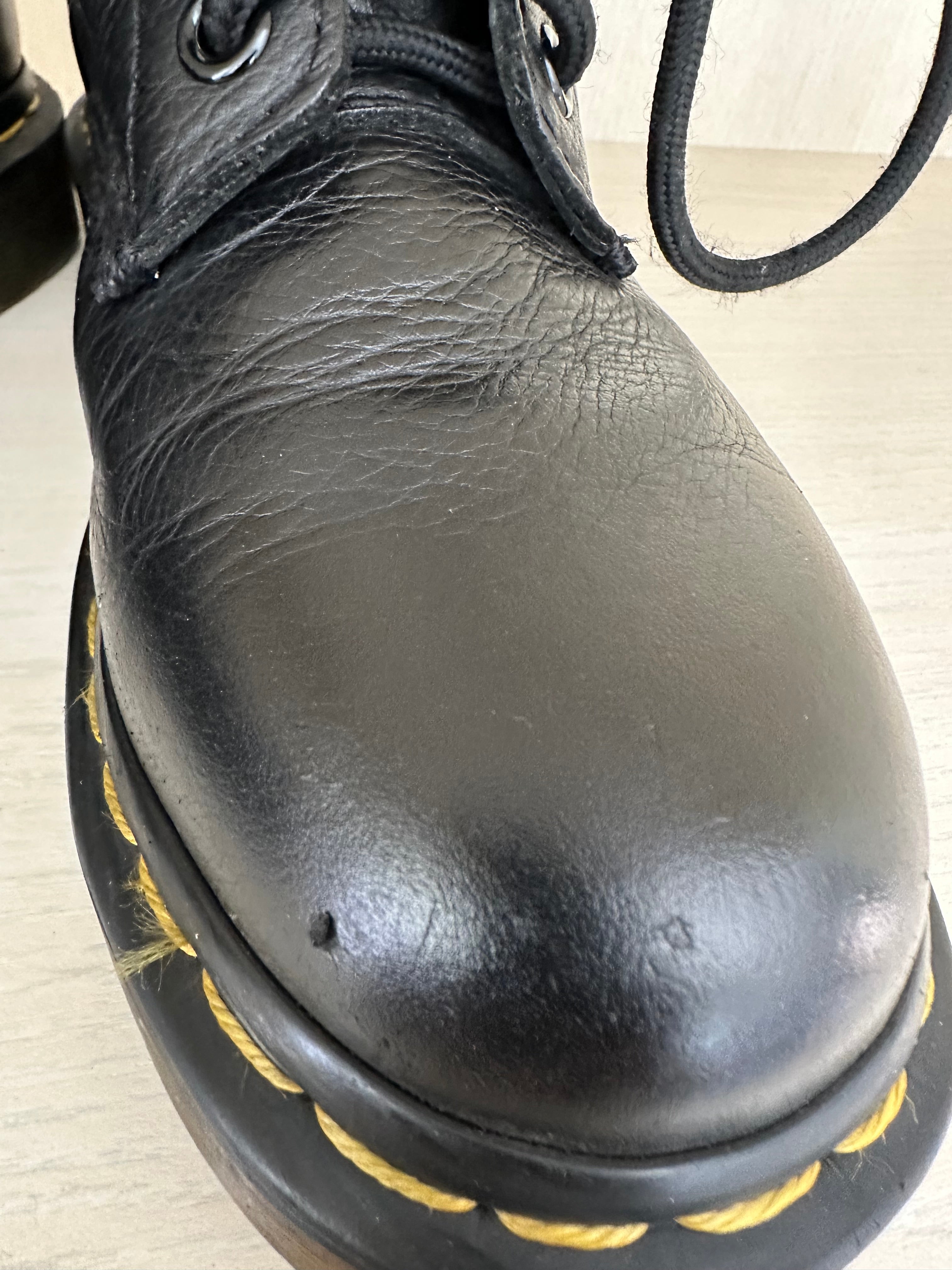 Dr. Martens 1460 Pascal Virginia Boots Black EU 36 Soft Leather Good Condition