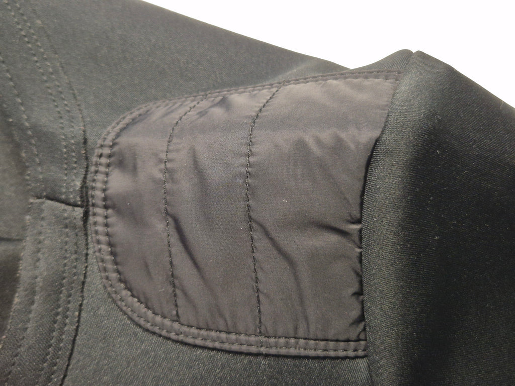 Moncler Damen Lederjacke VGH Serie Schwarz Größe M – Authentisch QR Code