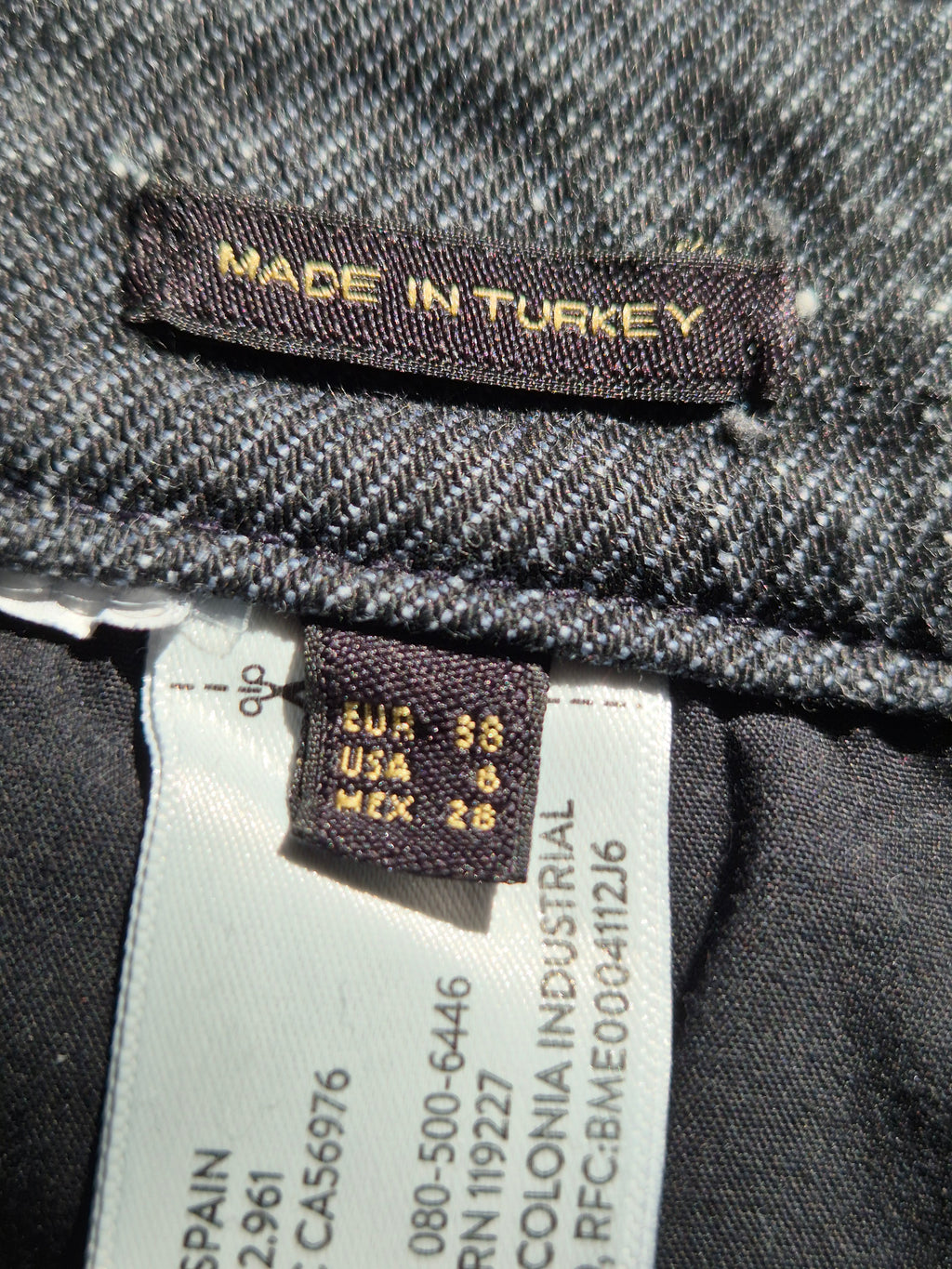 Massimo Dutti graue Schlagjeans, Größe 38, sehr guter Zustand