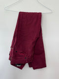 7 For All Mankind Skinny Jeans | Gr. 26 | Burgundy | Stretch | Guter Zustand