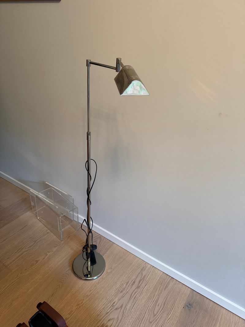 Holtkötter Stehlampe Chrom mit Dimmer – sehr guter Zustand