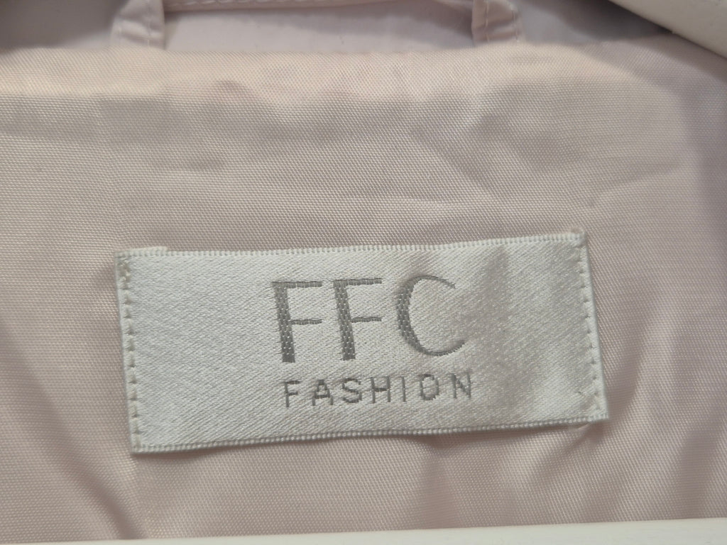 FFC Lightweight Women’s Coat, Blush, Size L, 100% Polyester, Good Condition
