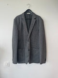 Tom Tailor Herren Blazer – Grau, Gr. 54, Polyester-Baumwolle, guter Zustand