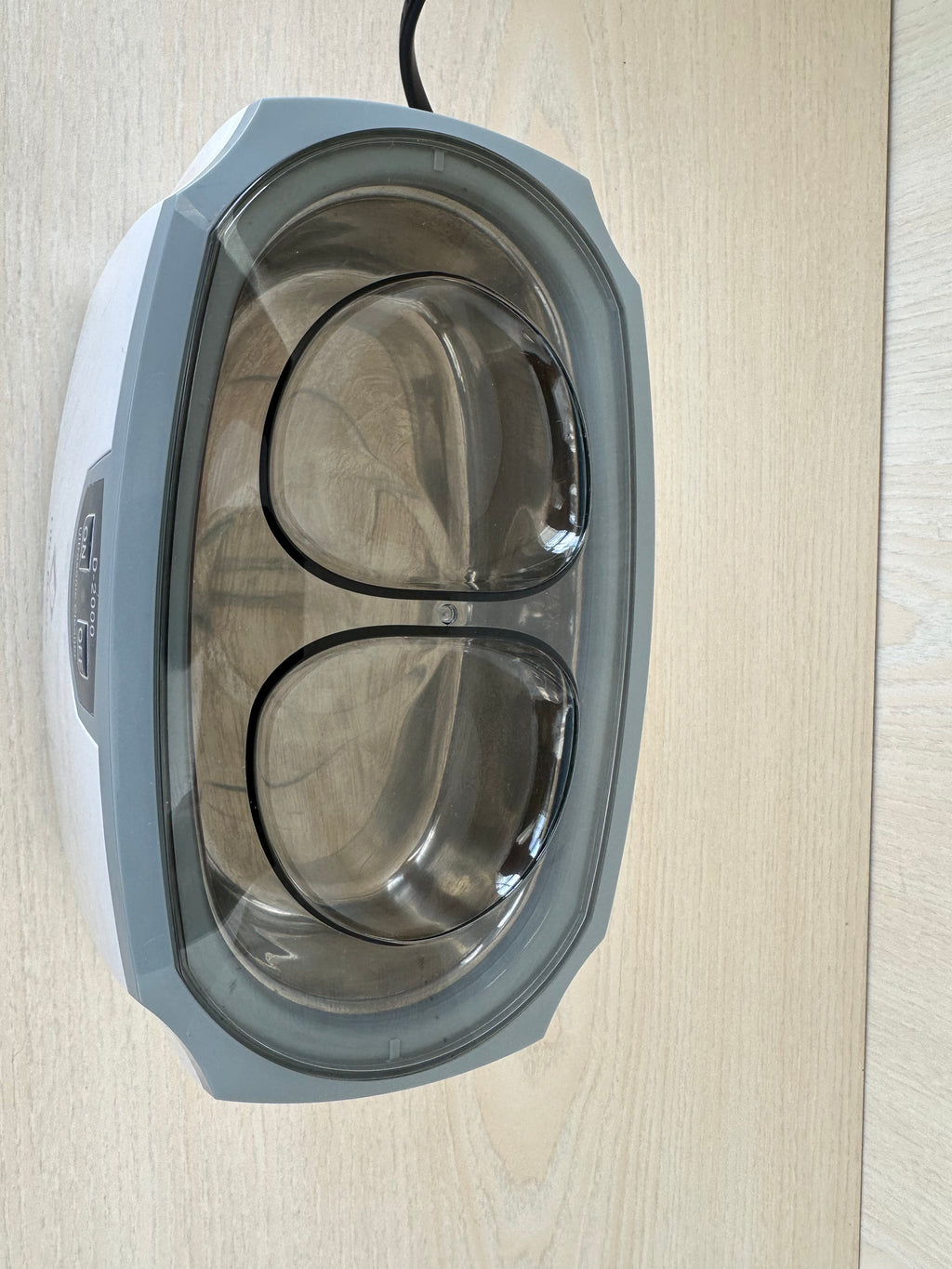 LifeBasis D-2000 Ultraschallreiniger 420ml 30W Weiß/Grau Sehr Gut