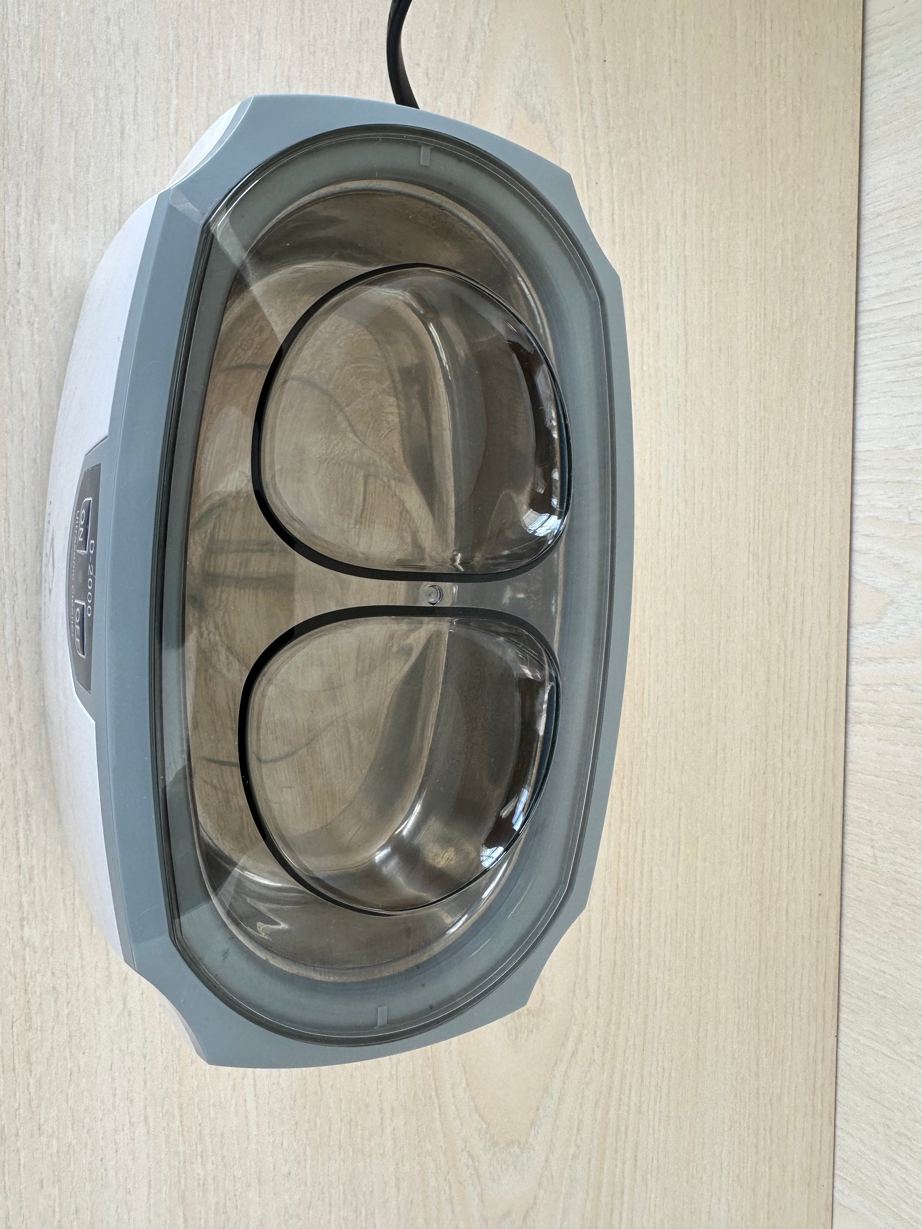 LifeBasis D-2000 Ultraschallreiniger 420ml 30W Weiß/Grau Sehr Gut