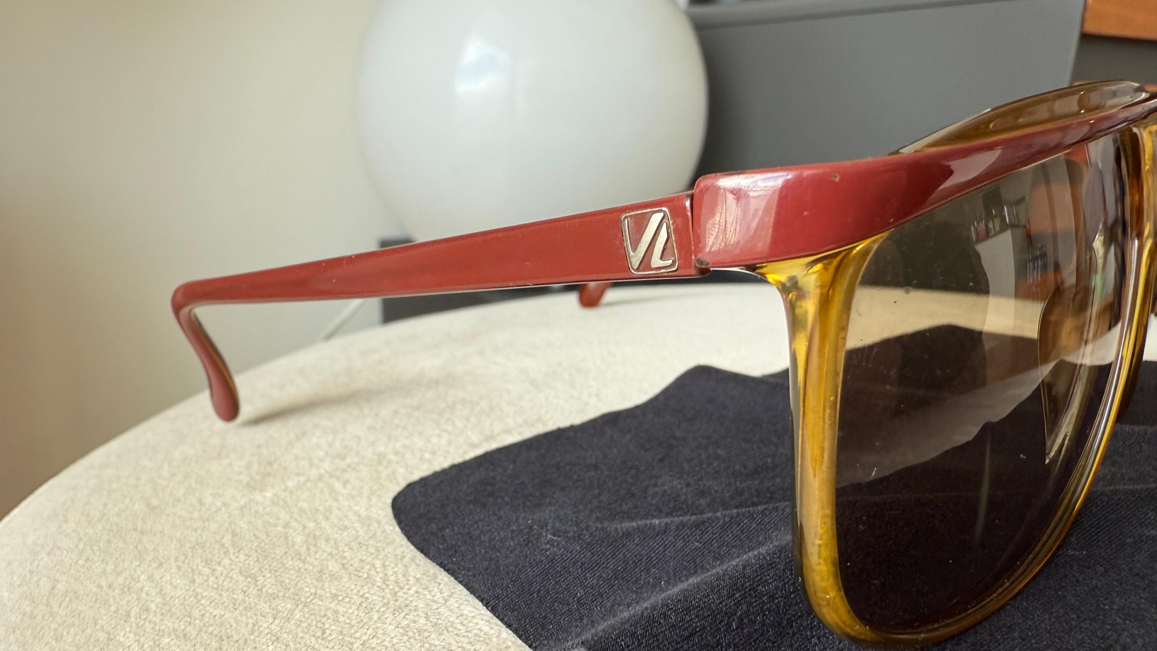 Vintage VIENNALINE Optyl 1269/20 Sonnenbrille | Oversize | Amber/Braun | Gut