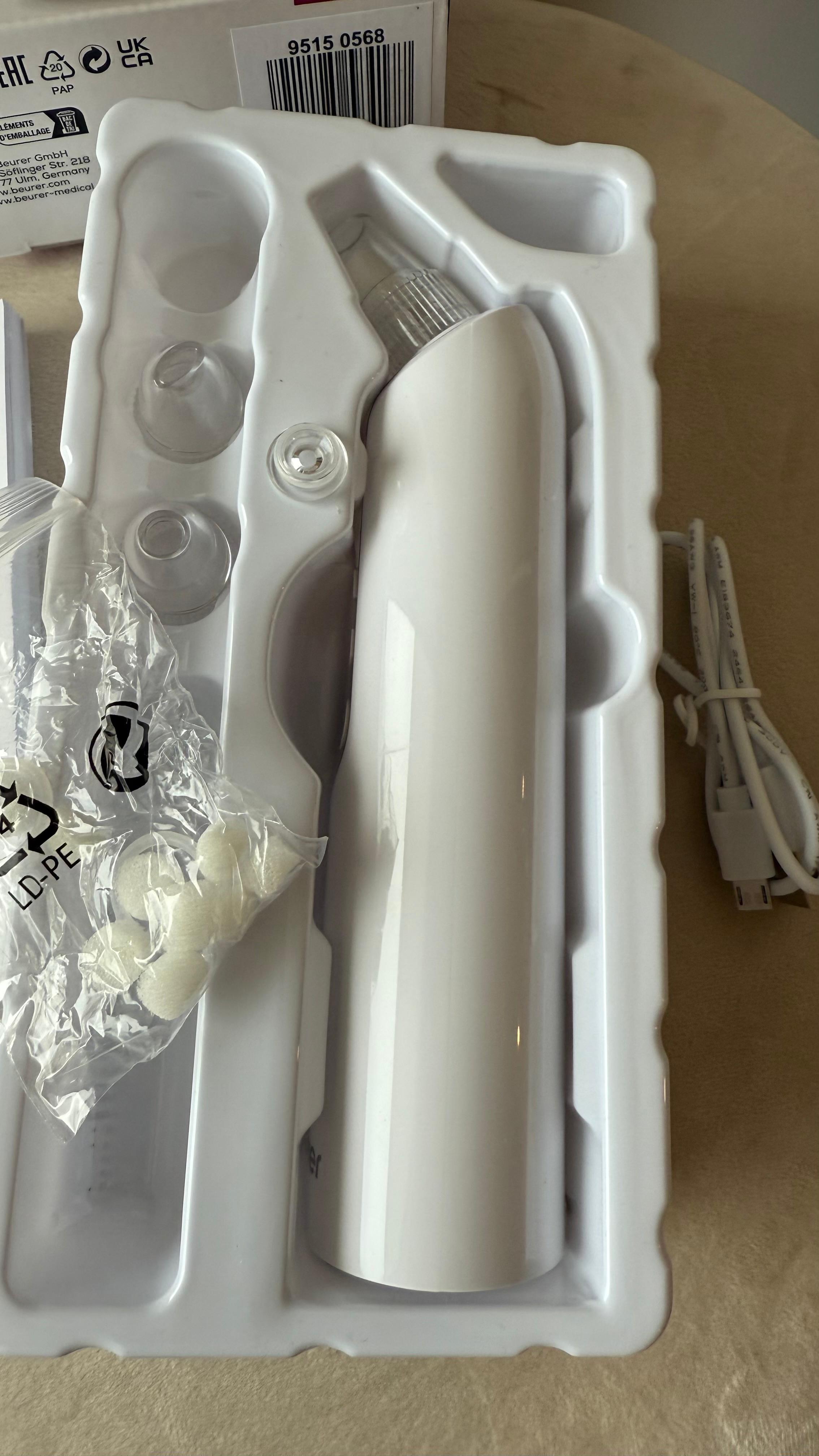 Beurer FC41 Porenreiniger – Wie Neu | Komplettset & OVP | Weiß | Handgerät