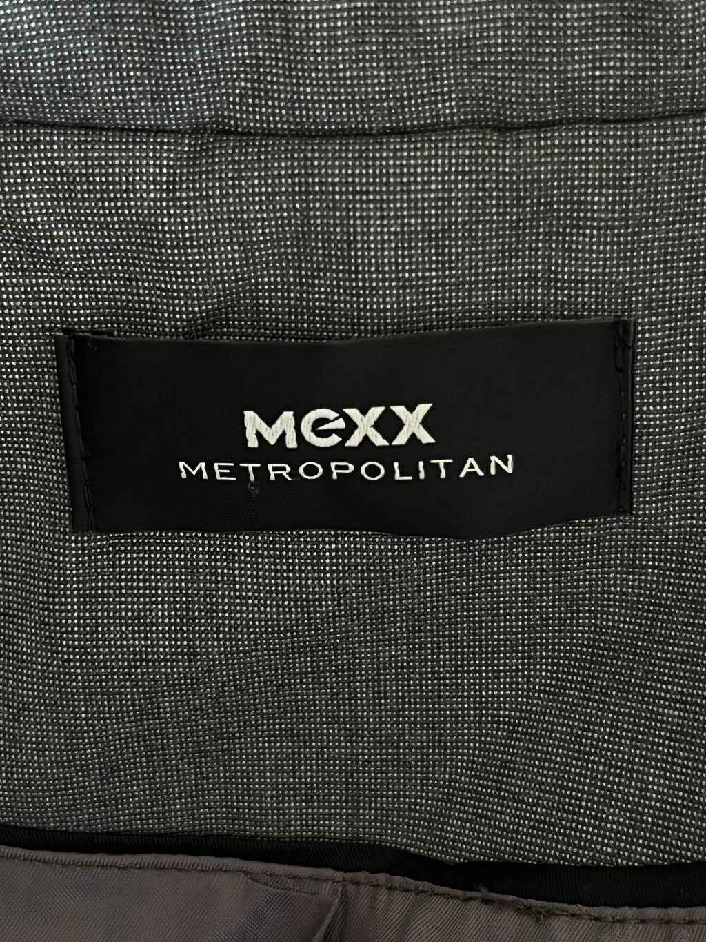 Mexx Metropolitan Women’s Blazer | Size M | Grey | Wool Blend | Very Good