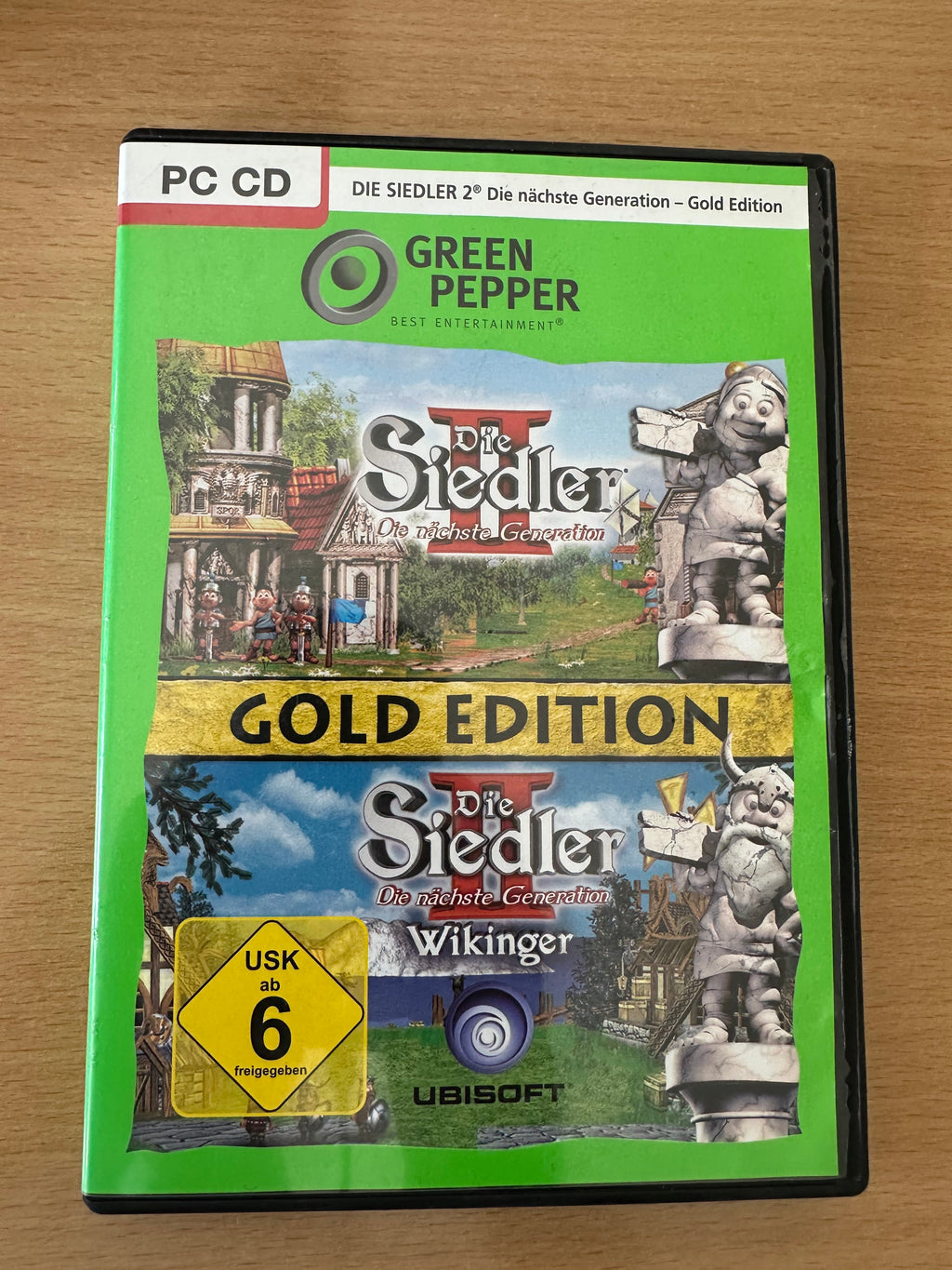 Die Siedler II – Nächste Generation GOLD EDITION (PC CD, Green Pepper, gut)