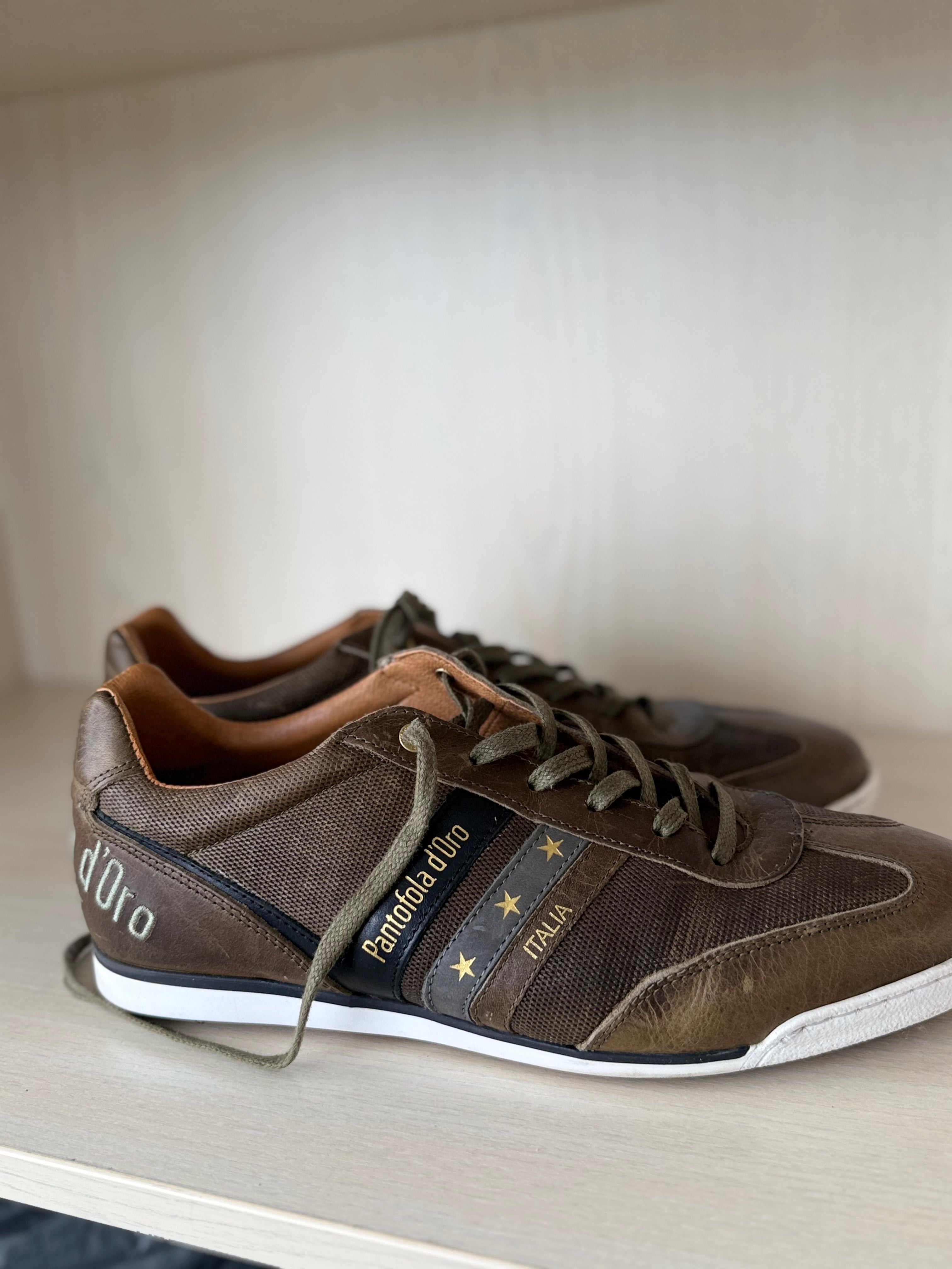 Pantofola d’Oro Imola Sneakers – Brown, EU 44, Very Good Condition