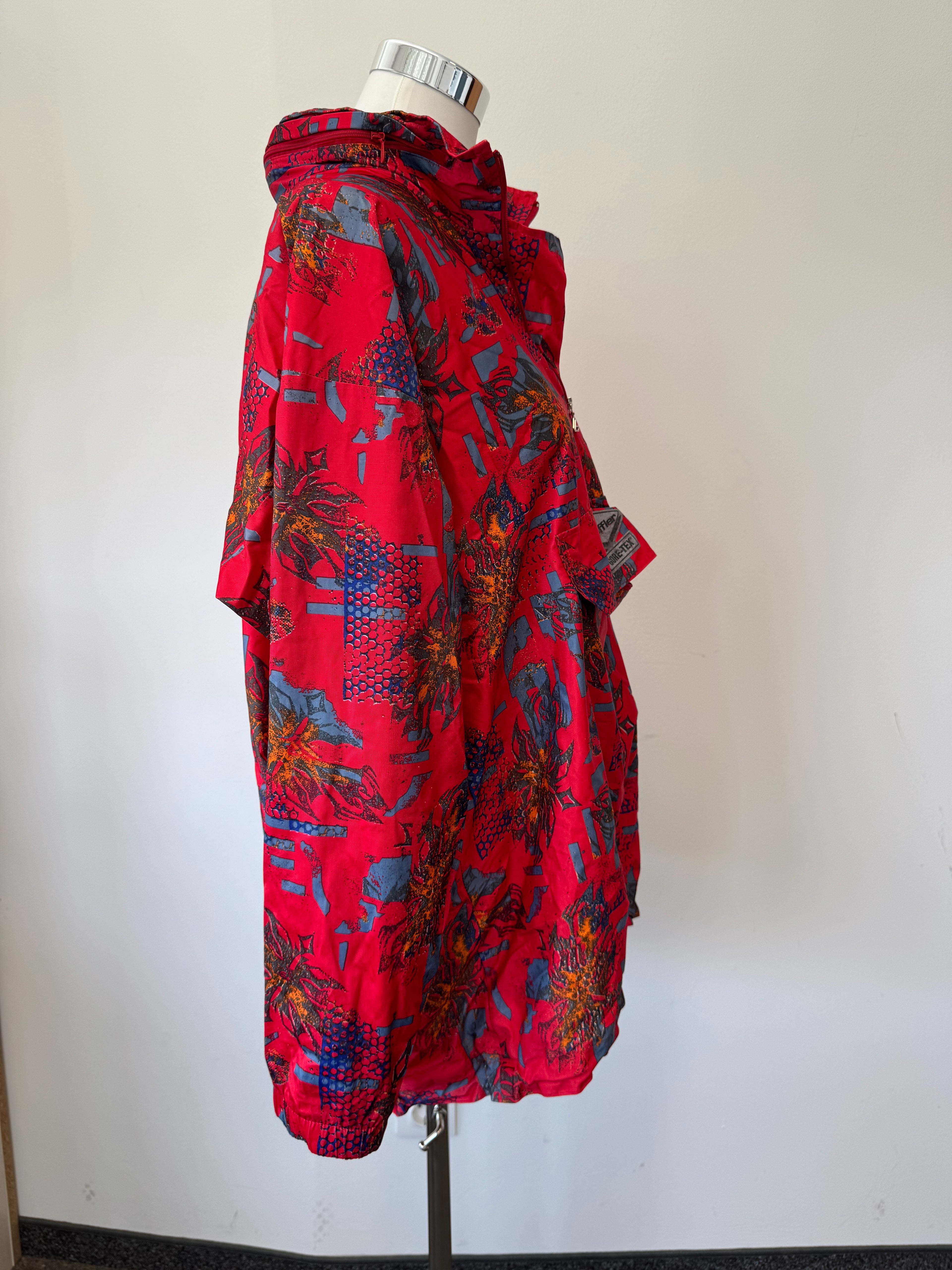 Böffler Gore-Tex Tropical Anorak Jacke, M, Rot, Vintage, Guter Zustand