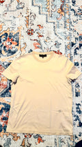 Loro Piana T-Shirt 100% Baumwolle IT 44 / EU S – Creme – Sehr Gut