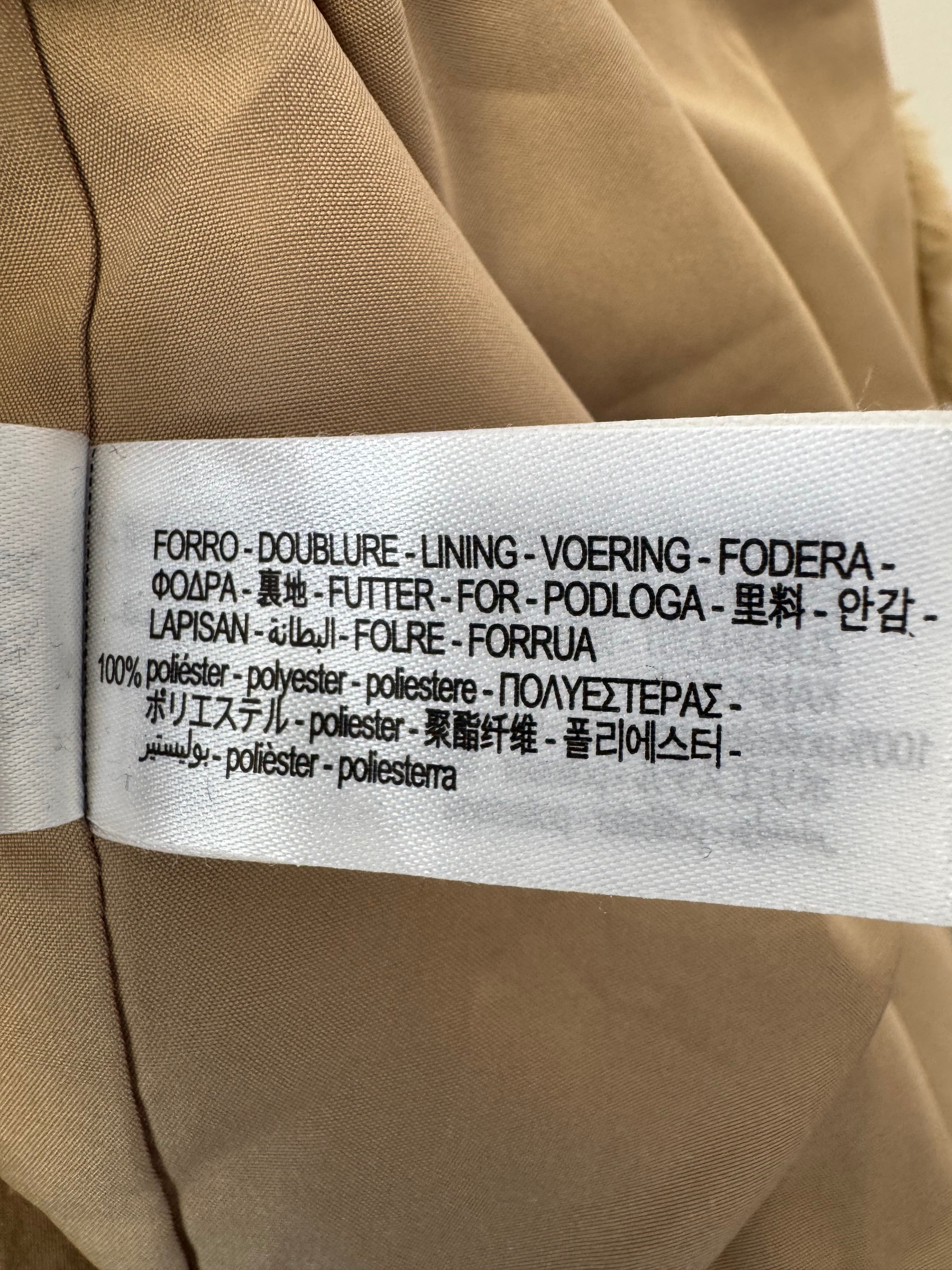 Zara Teddy Coat – Faux Fur, Beige, Size M, Very Good Condition