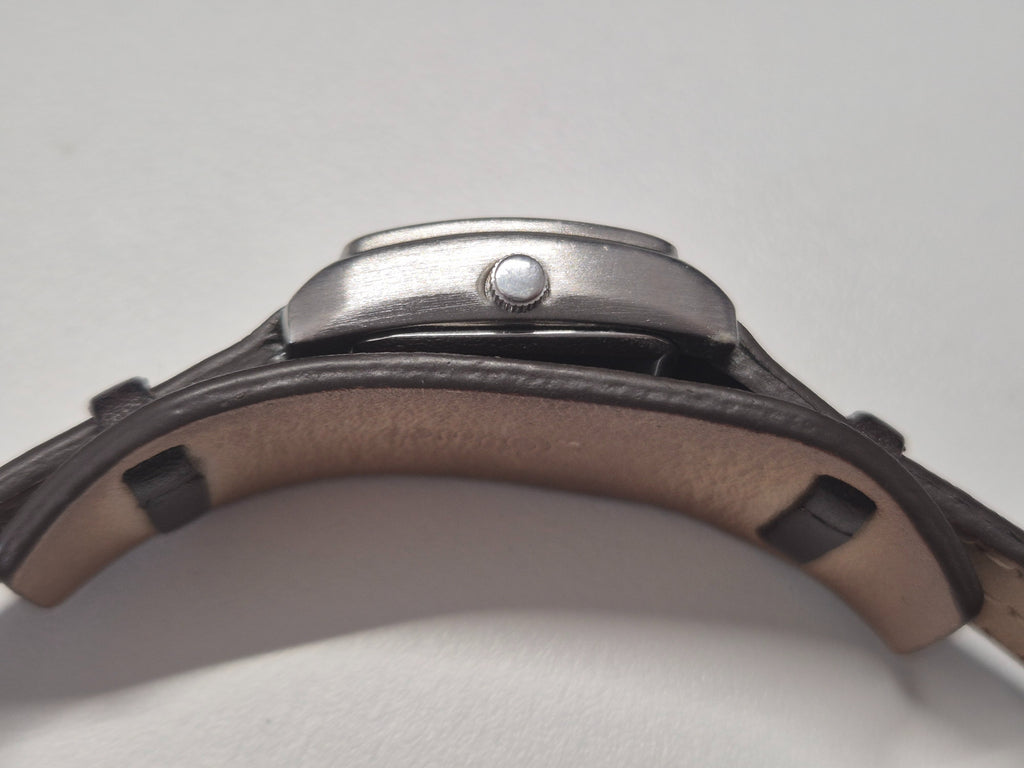s.Oliver SO-1709-LQ Uhr, rechteckig, Quarz, Edelstahl, Lederarmband, gut