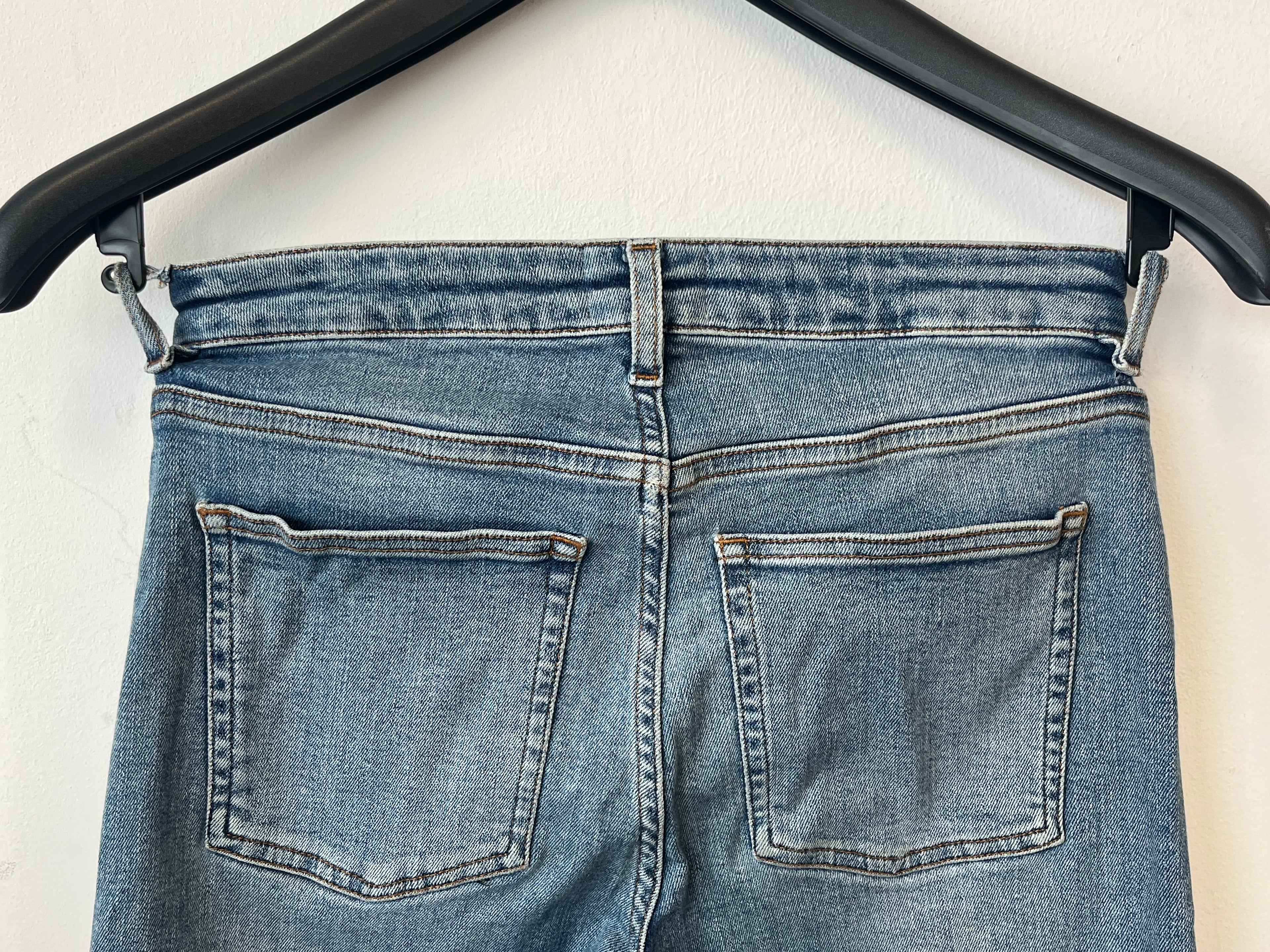 Acne Studios Skin 5 Mid VTG Damen Skinny Jeans Hellblau W26 L34, guter Zustand