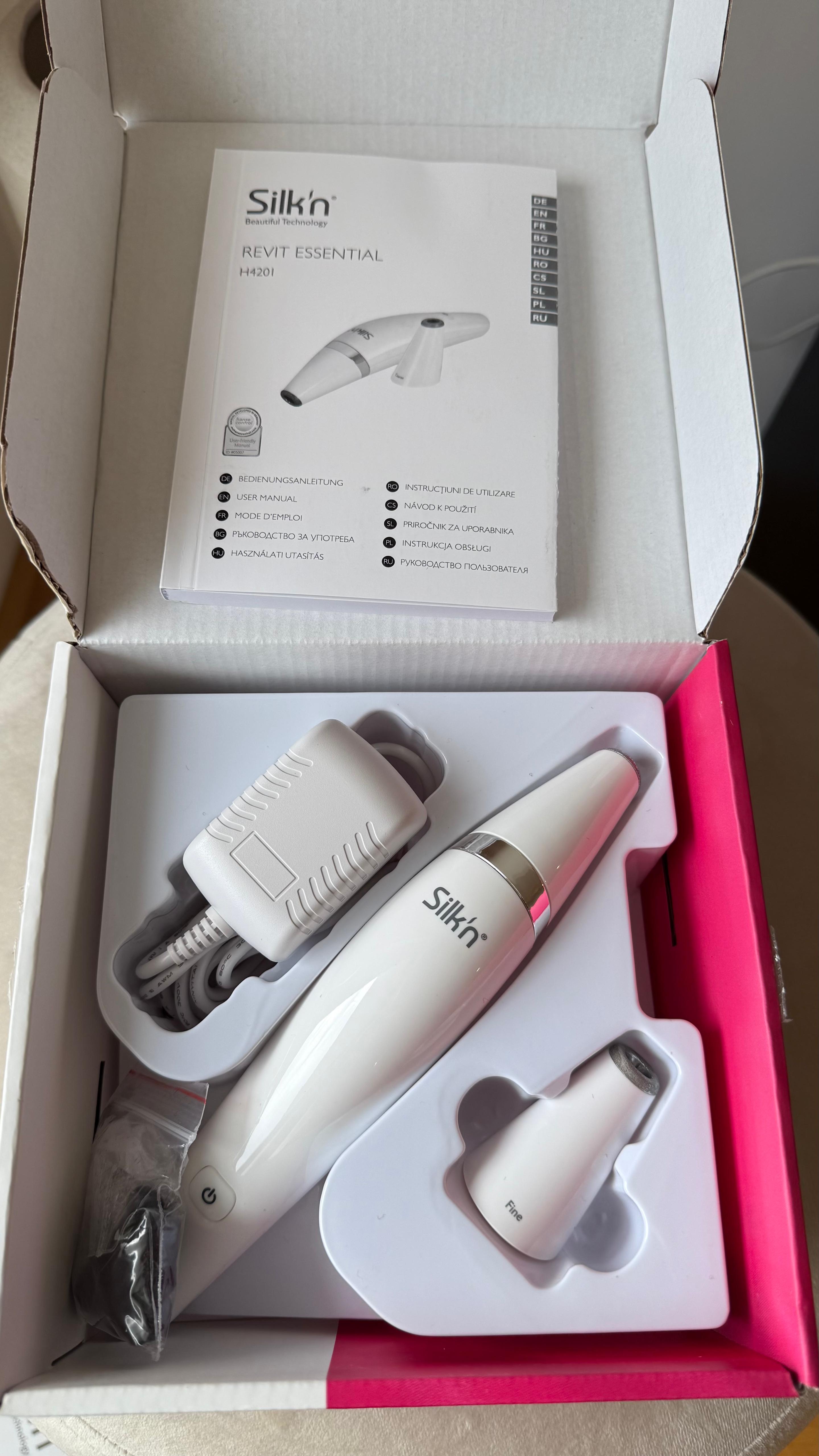 Silk’n ReVit Essential Microdermabrasion Diamantpeeling Weiß | Sehr Gut | Boxed