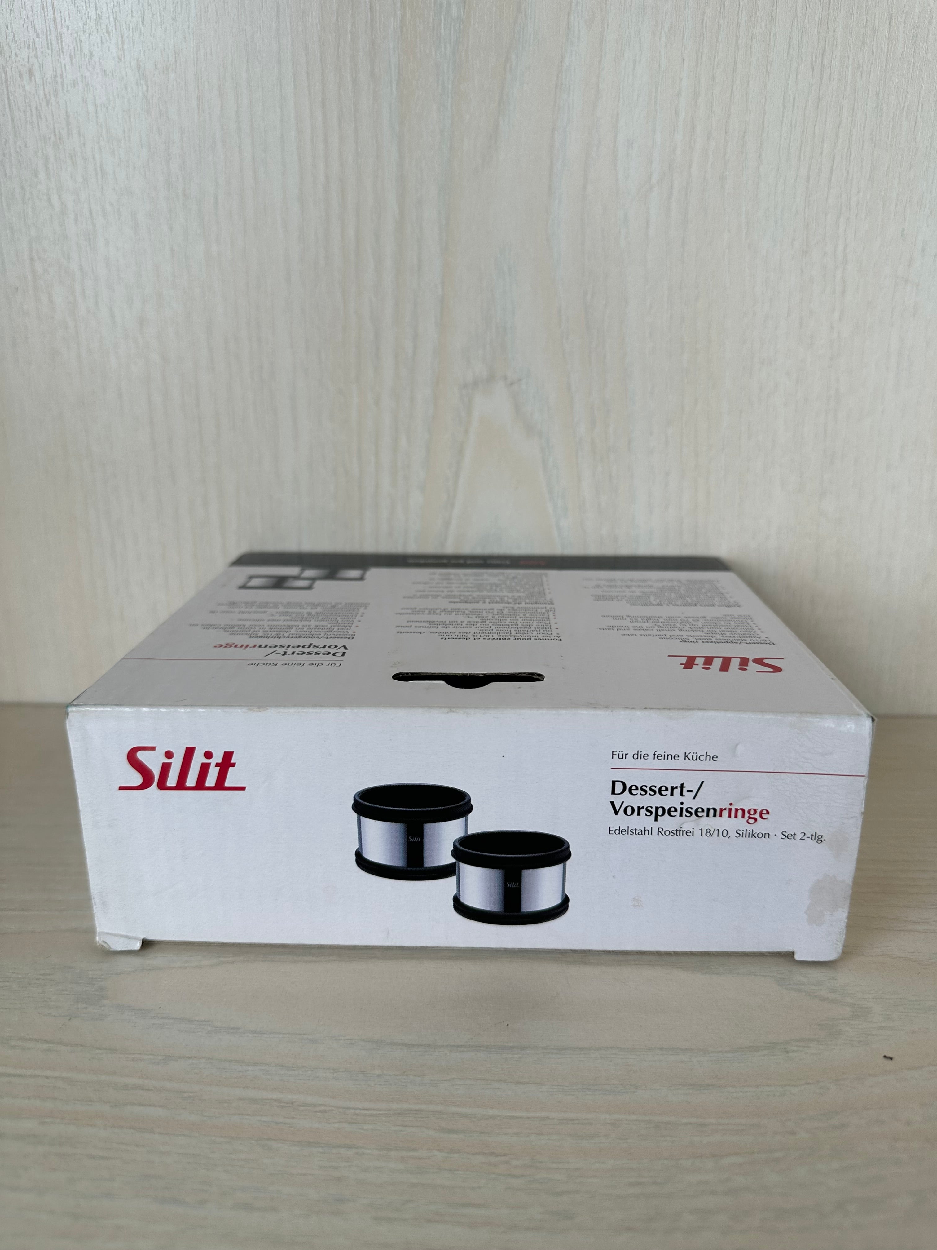 Silit Dessert/Appetizer Rings Set, 2 pcs, 18/10 Stainless Steel, 80 mm, Very Good