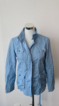 Marella light blue nylon utility jacket, size D 36 / UK 10, very good condition