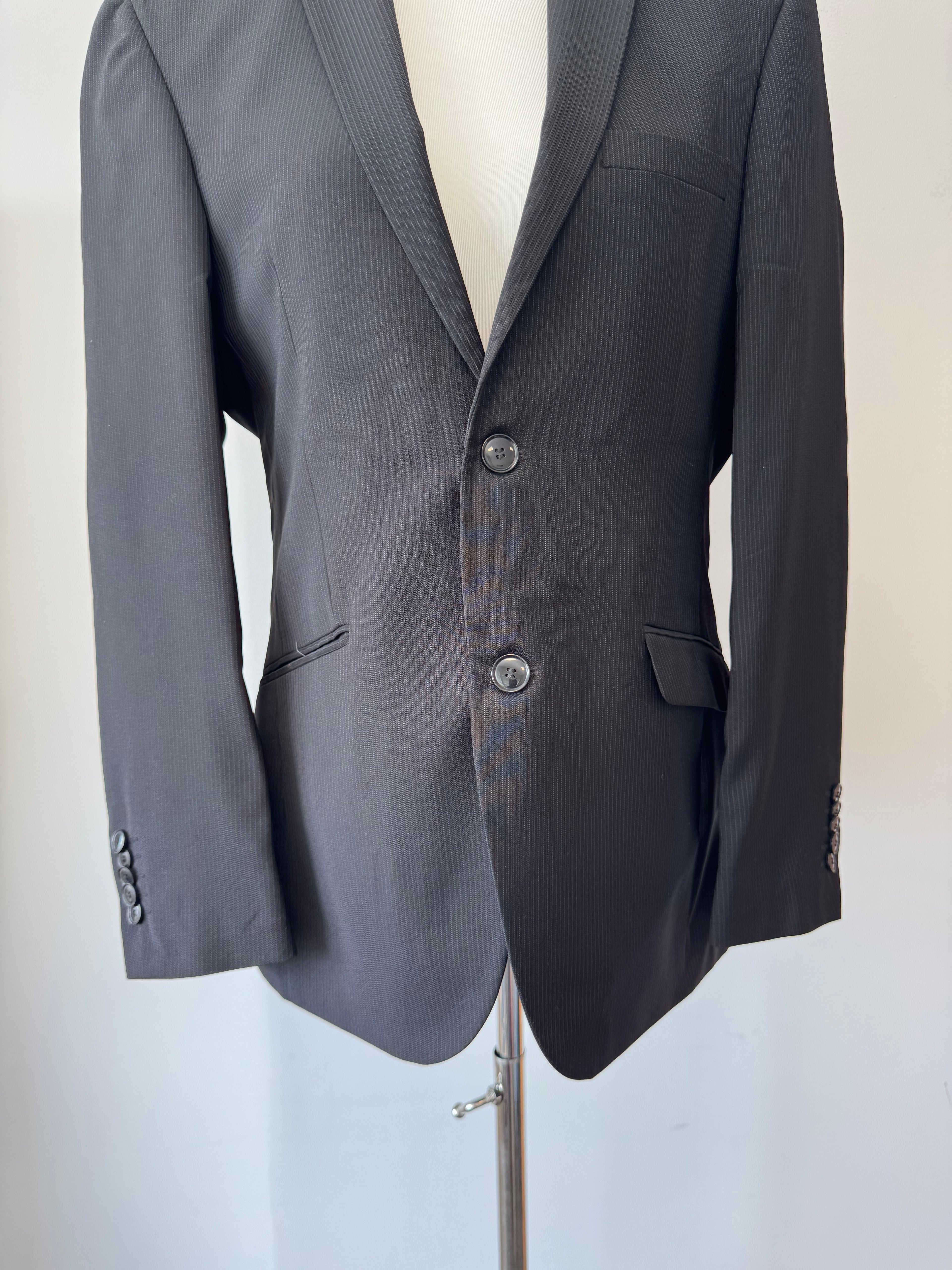 Angelo Litrico Collection Z1 Blazer, schwarz, Nadelstreifen, Gr. M, wie neu