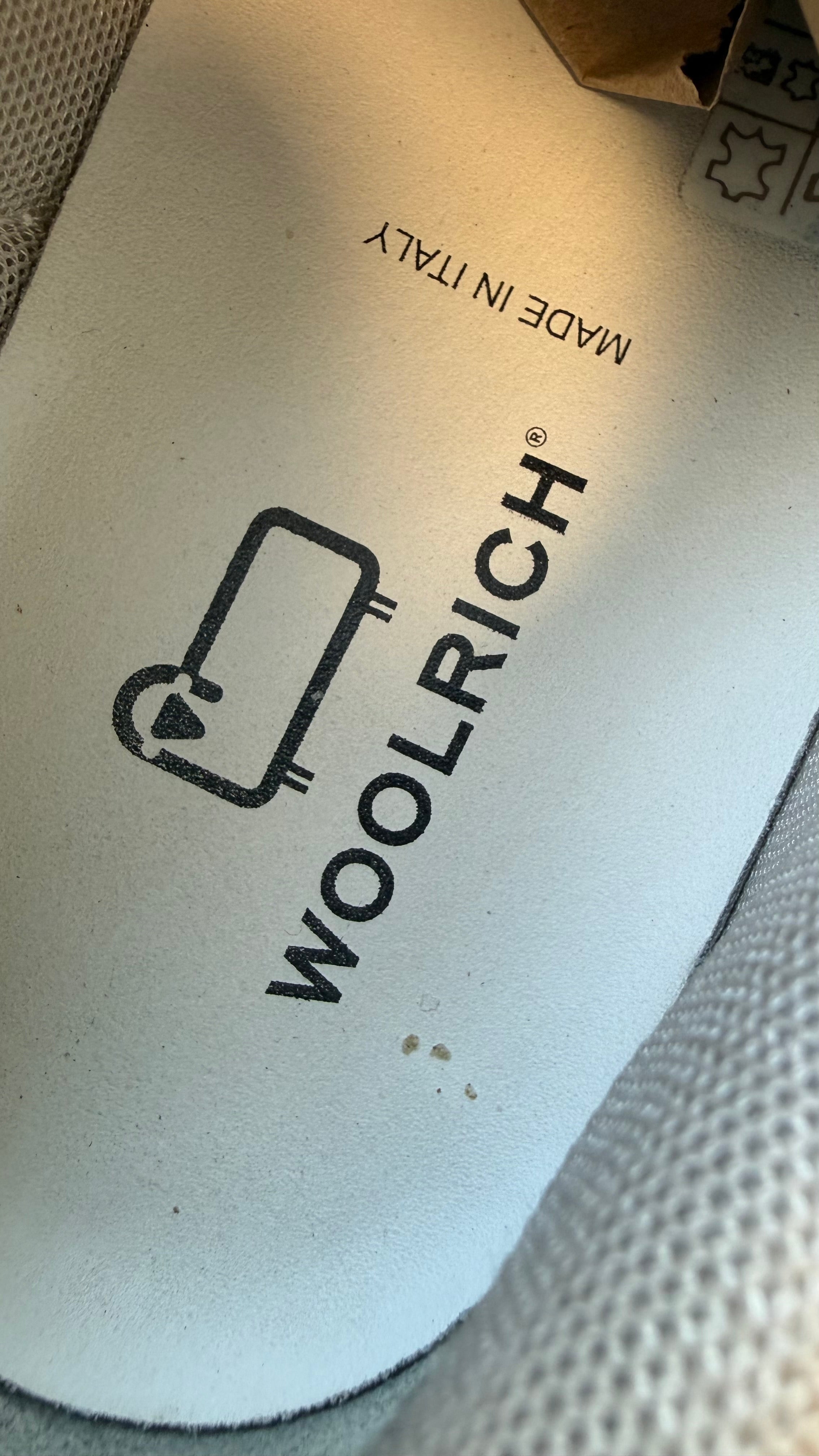 Woolrich Eco-Leather Sneakers Weiß EU 37 Damen Italien Sehr Gut
