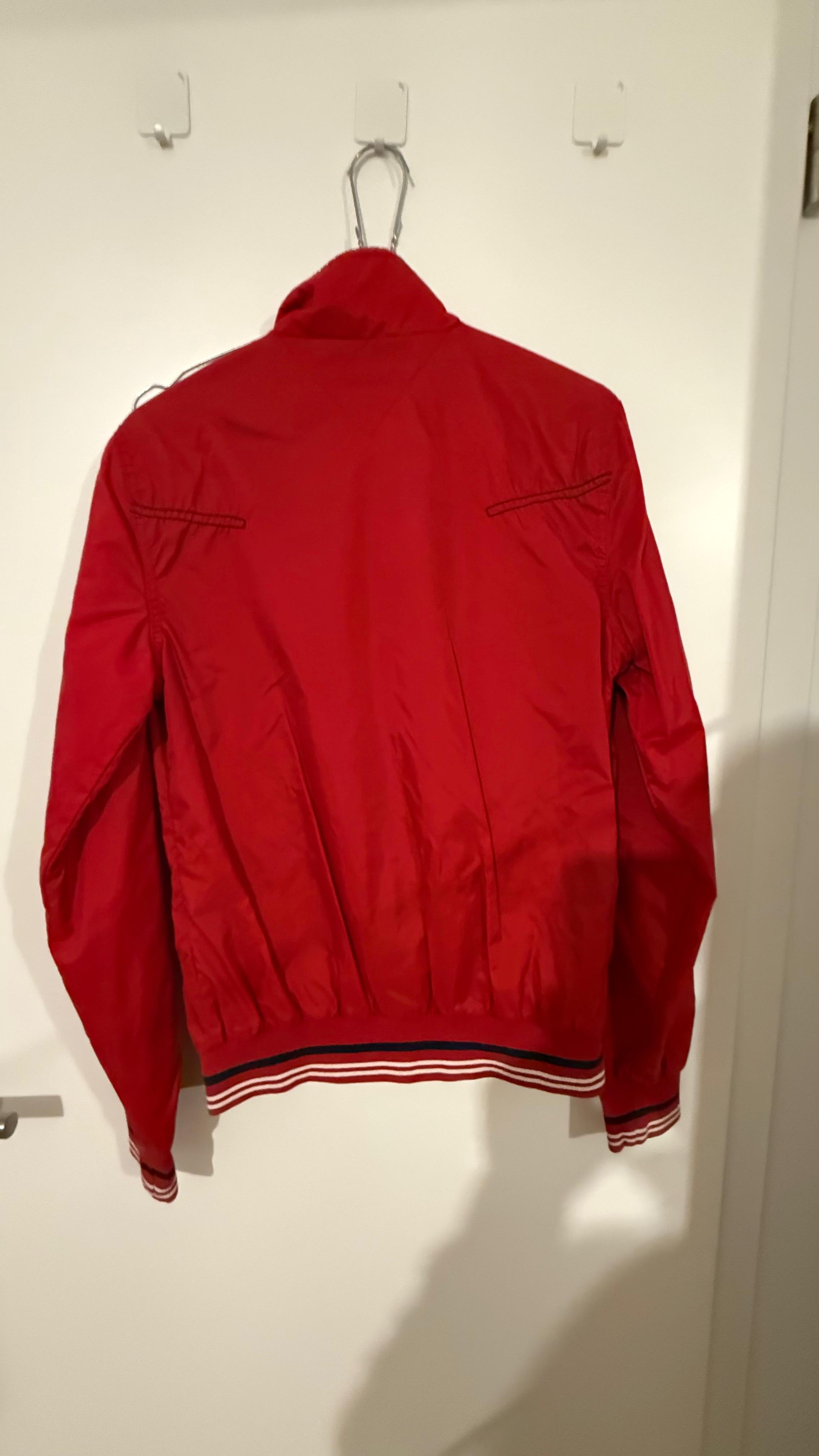 Tommy Hilfiger Heritage Windbreaker Bomberjacke Rot Gr. M Zustand Mangelhaft