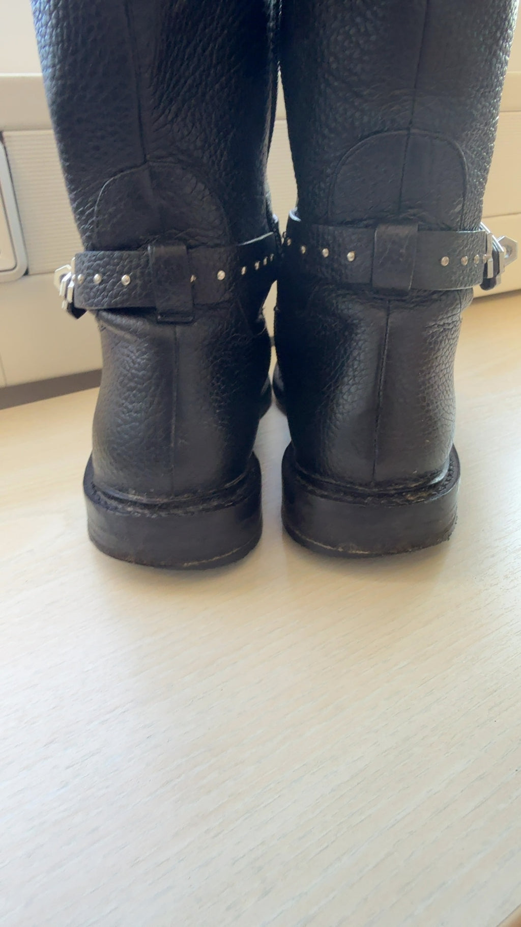 Steffen Schraut Lederstiefel Schwarz Kniehoch EU 37 Gebraucht