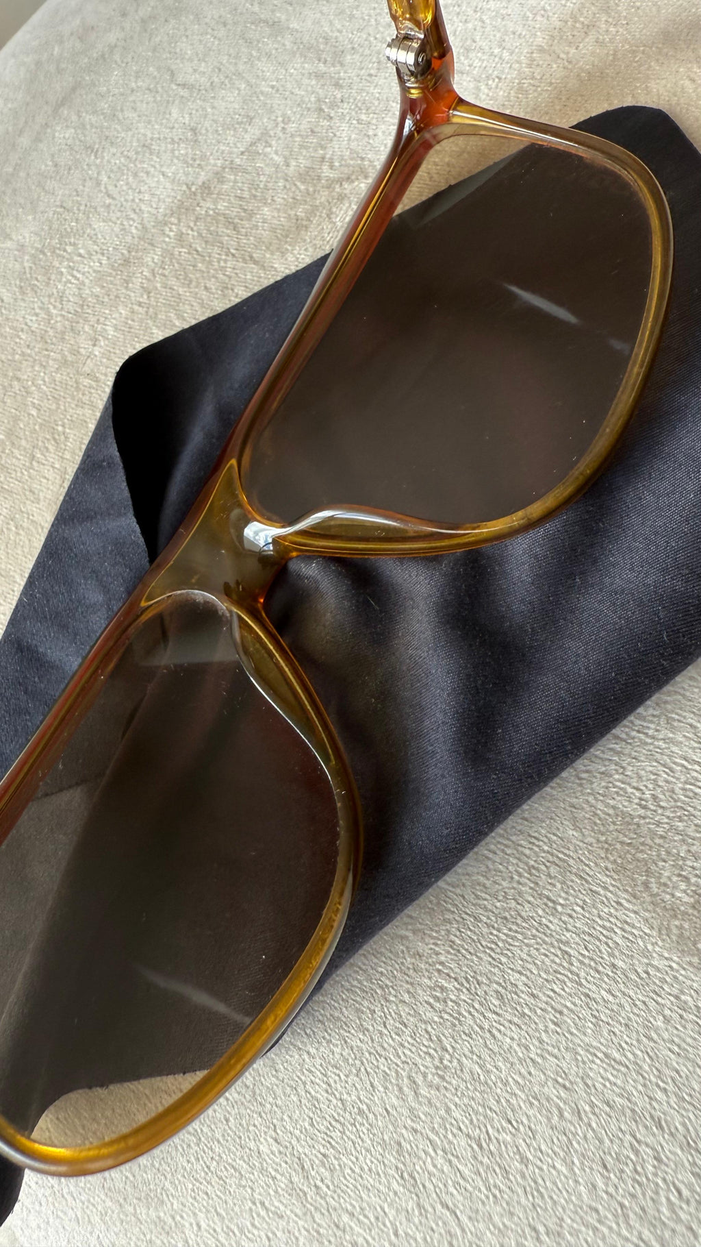Vintage VIENNALINE Optyl 1269/20 Sonnenbrille | Oversize | Amber/Braun | Gut