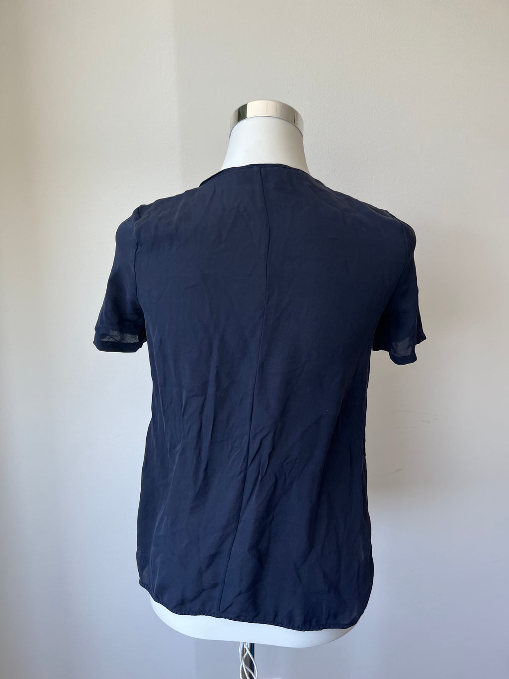 The Kooples Seidenbluse S – Schwarz, Sehr Gut, Reißverschluss