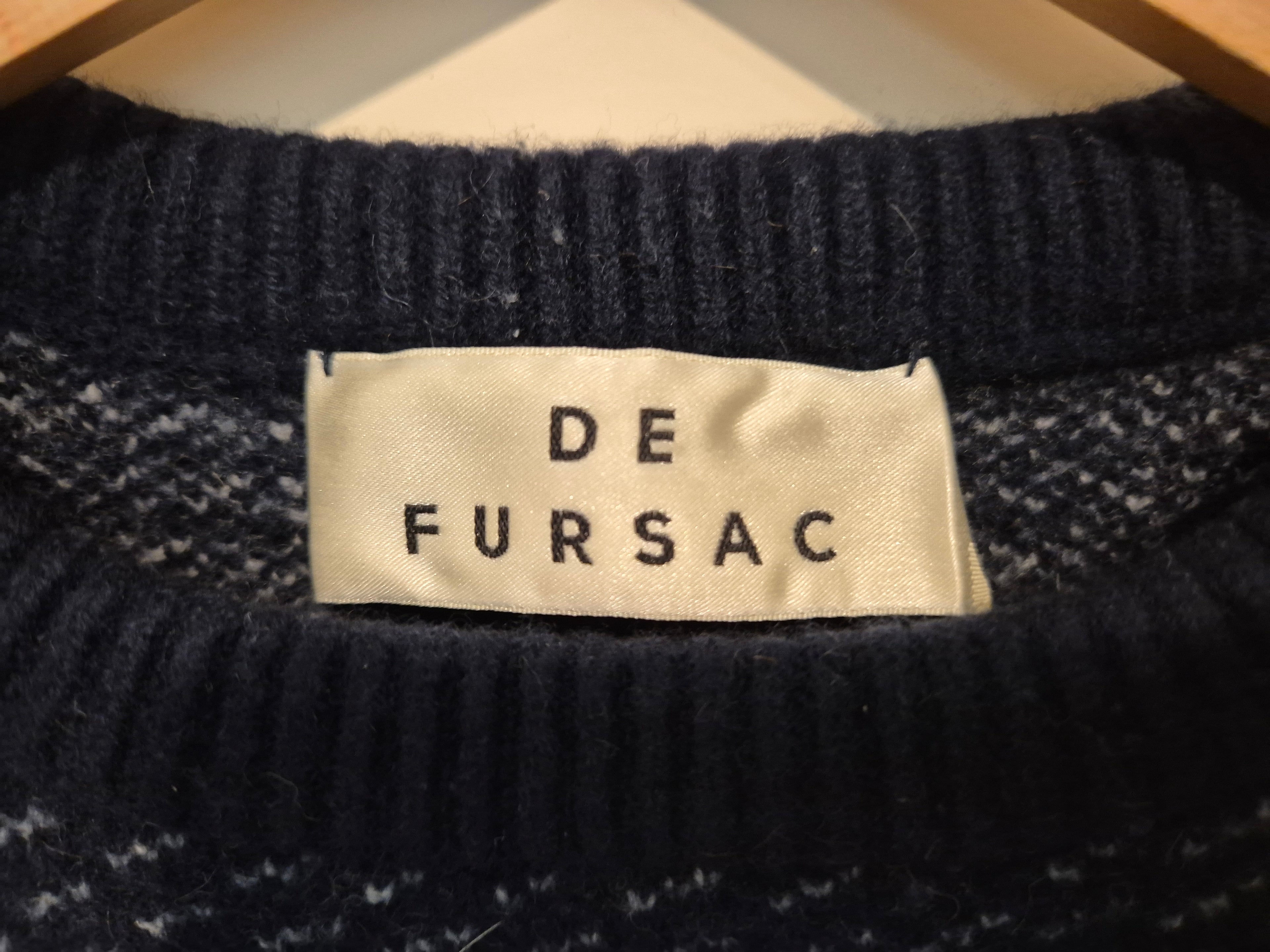 Fursac Wollpullover 100% Wolle | Dunkelblau | Modell A2TOOL-TA06-30 | Gut