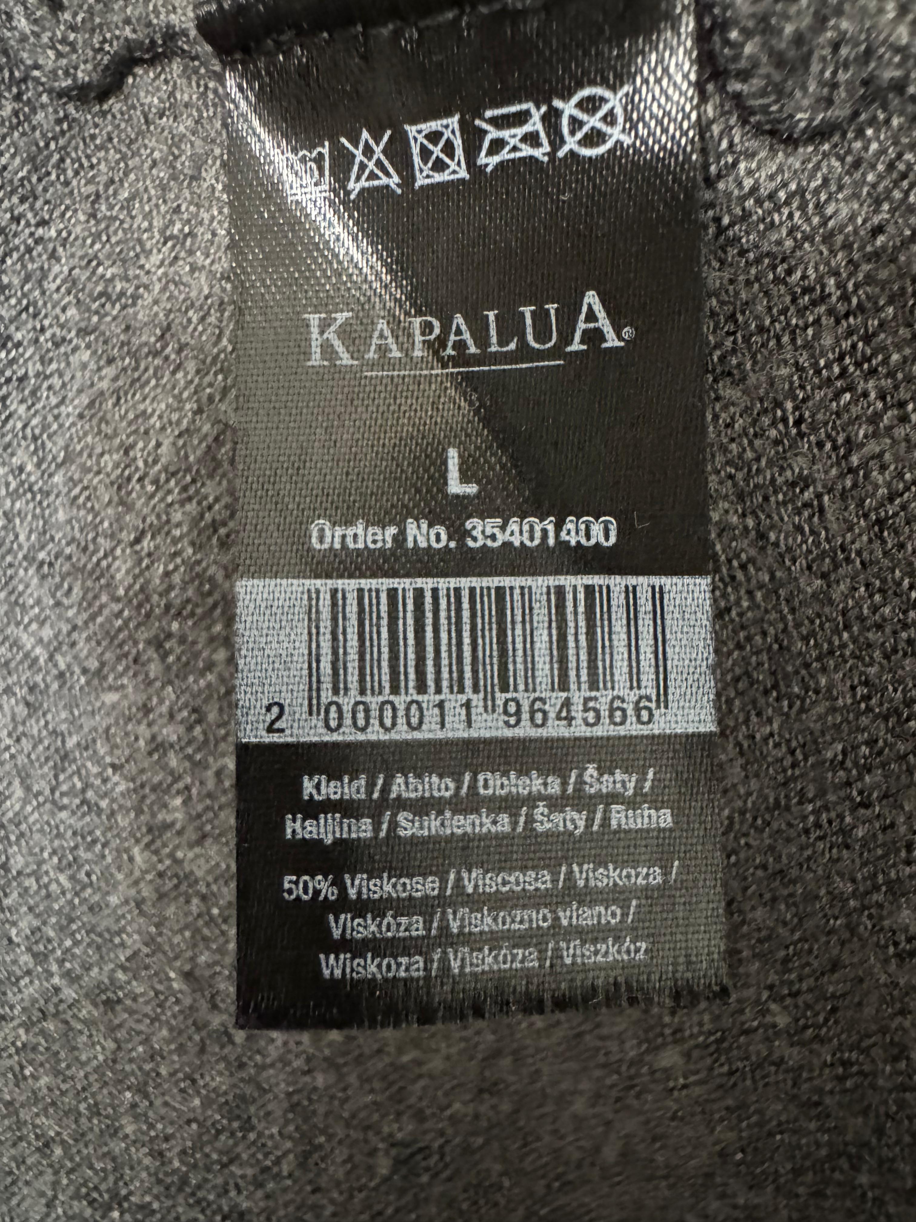 Kapalua Jersey Maxi Dress Dark Gray Size L – Very Good Condition