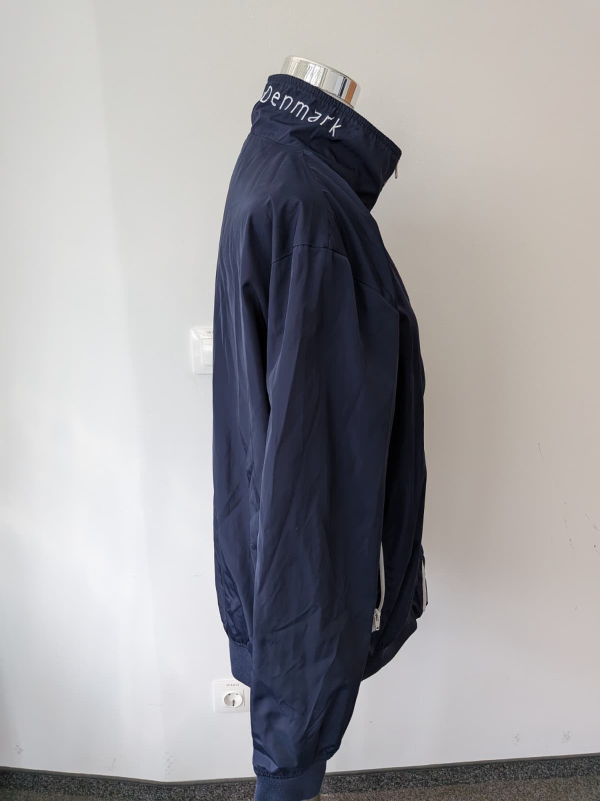 Les Noble Denmark Herren Windbreaker XL Navy/Weiß – Guter Zustand